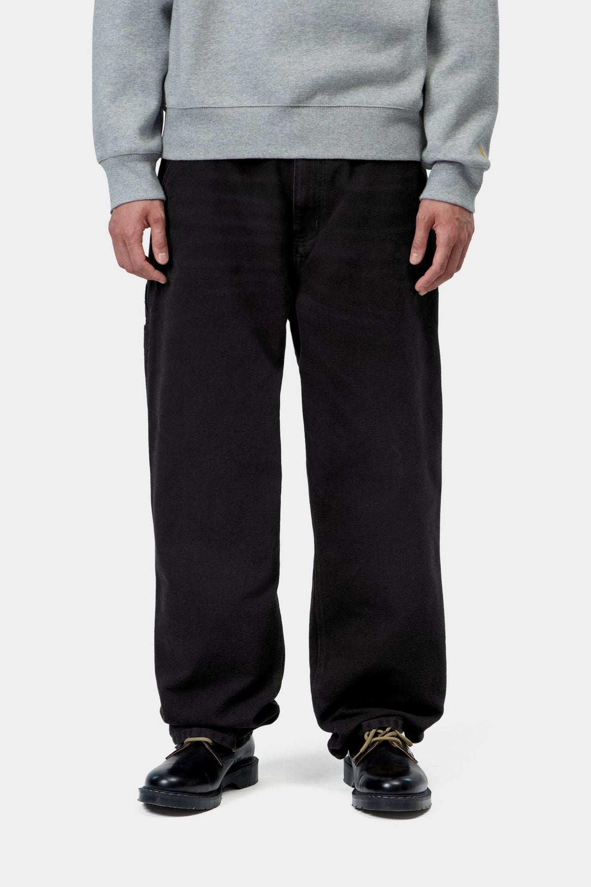 Single Knee Pant - Black stone canvas