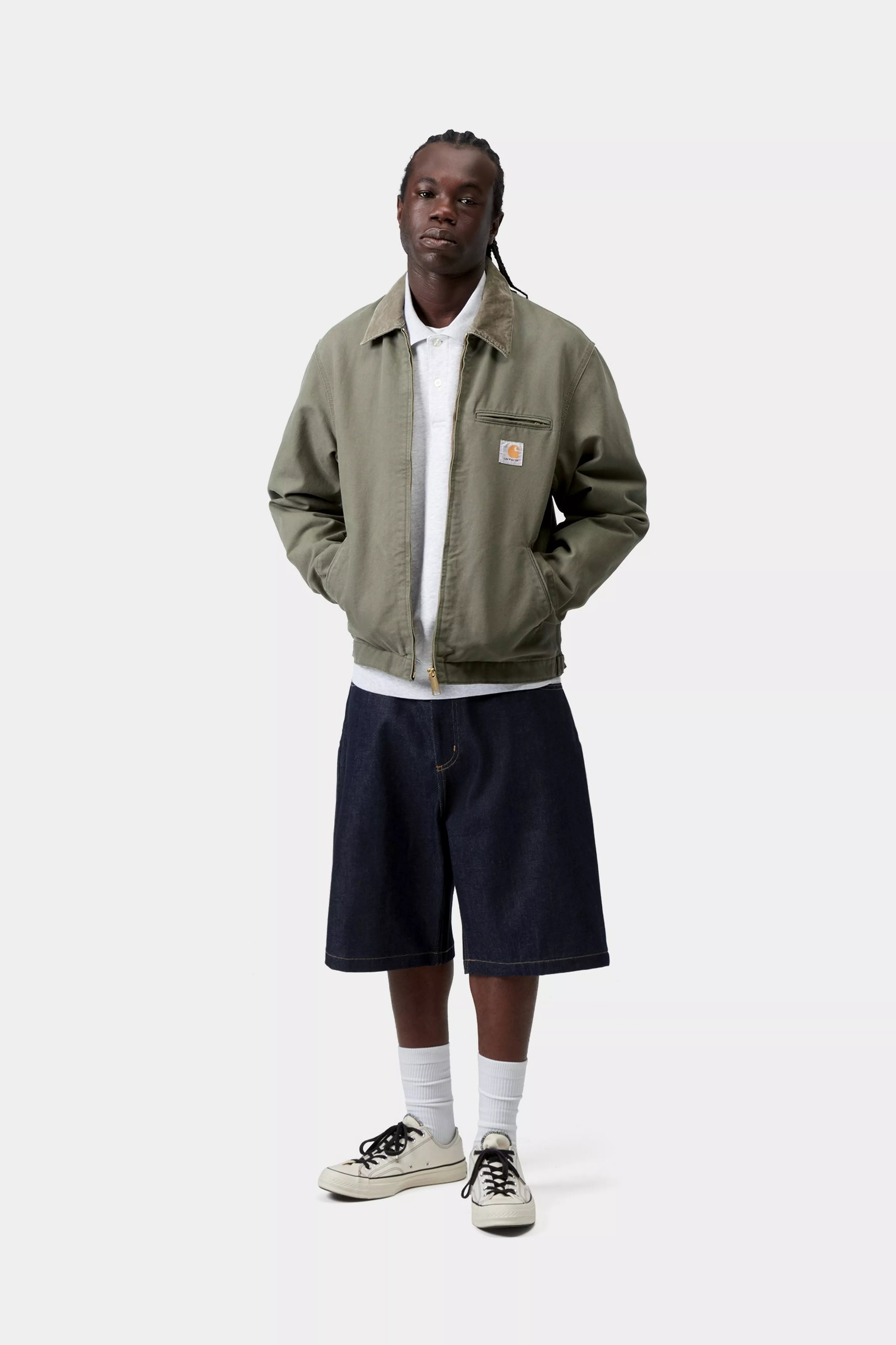 Detroit Jacket - Leaf / Leaf (stone canvas)