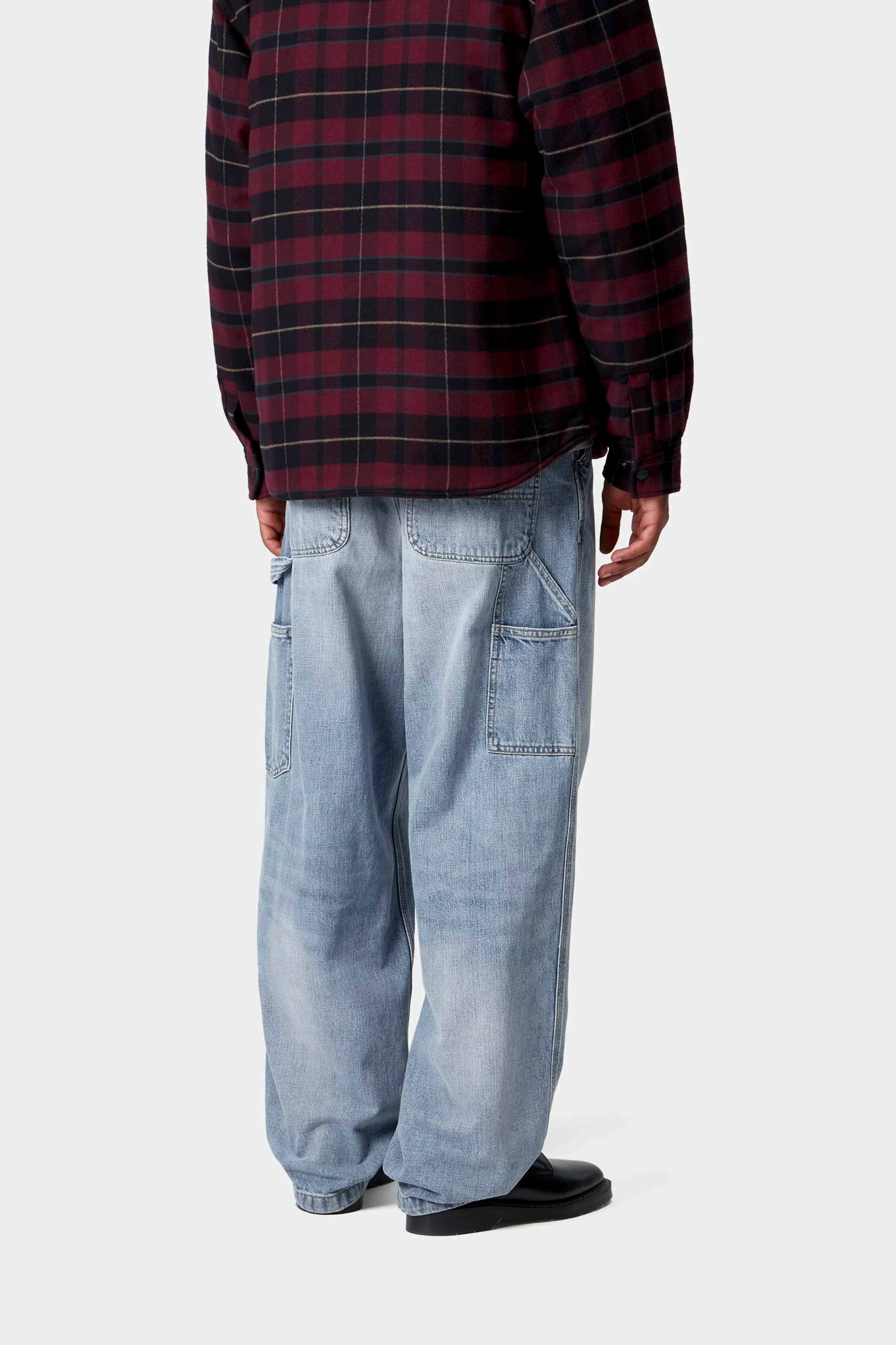 OG SINGLE KNEE PANT - Blue (burst washed)