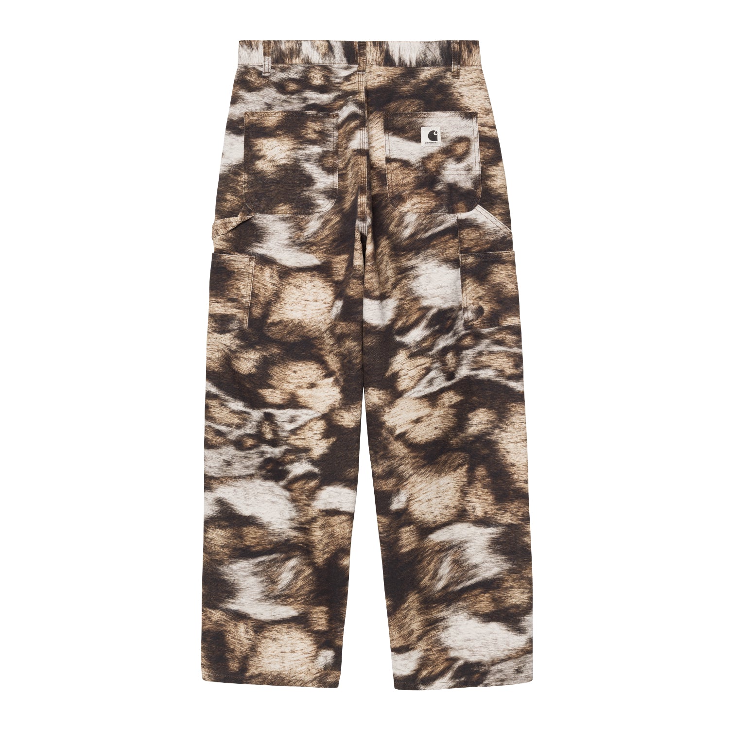 W' BRANDON SINGLE KNEE PANT - Wild Dog Print, Stone washed