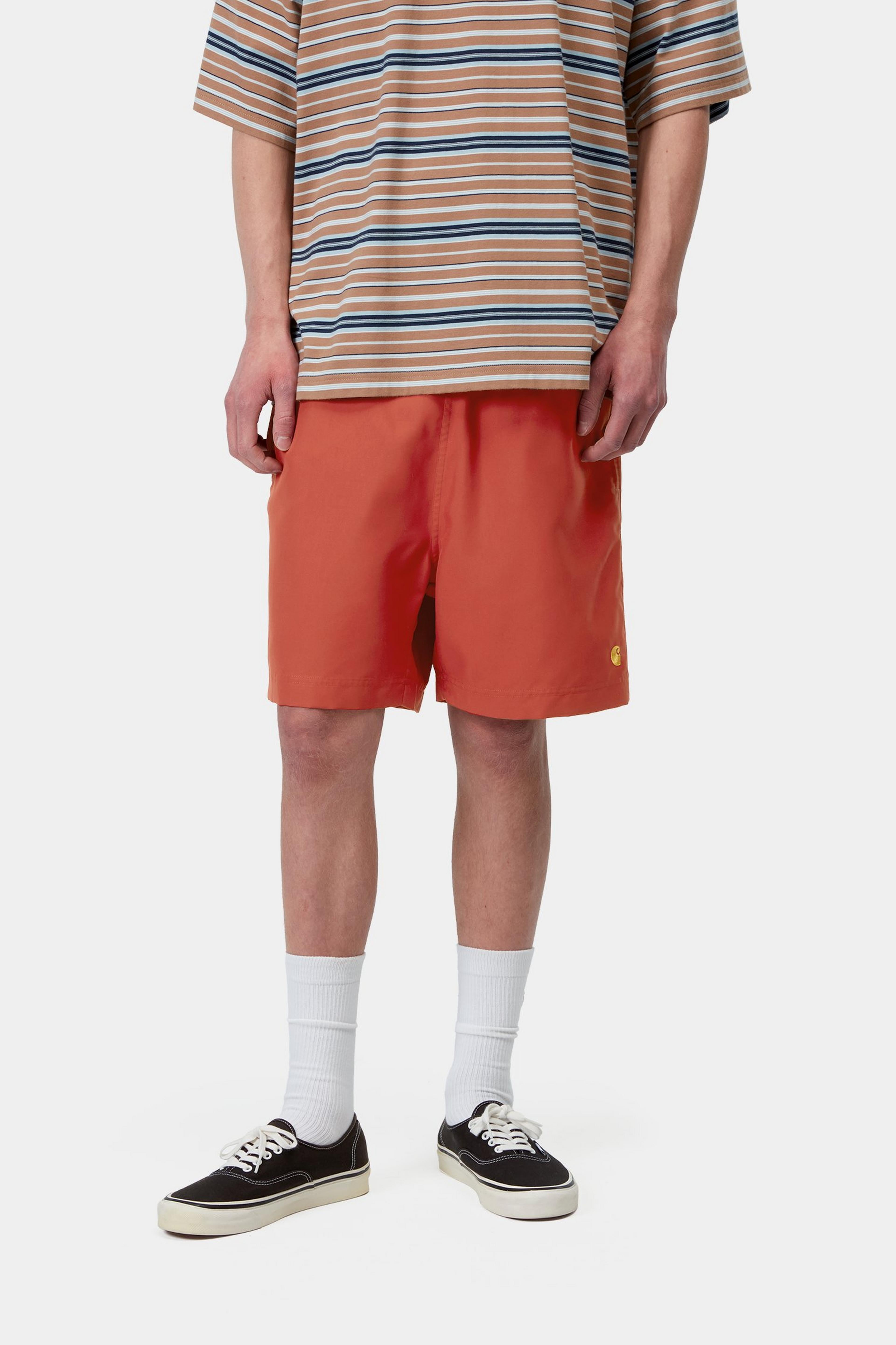 Chase Swim Trunks - Oxide Red / Gold