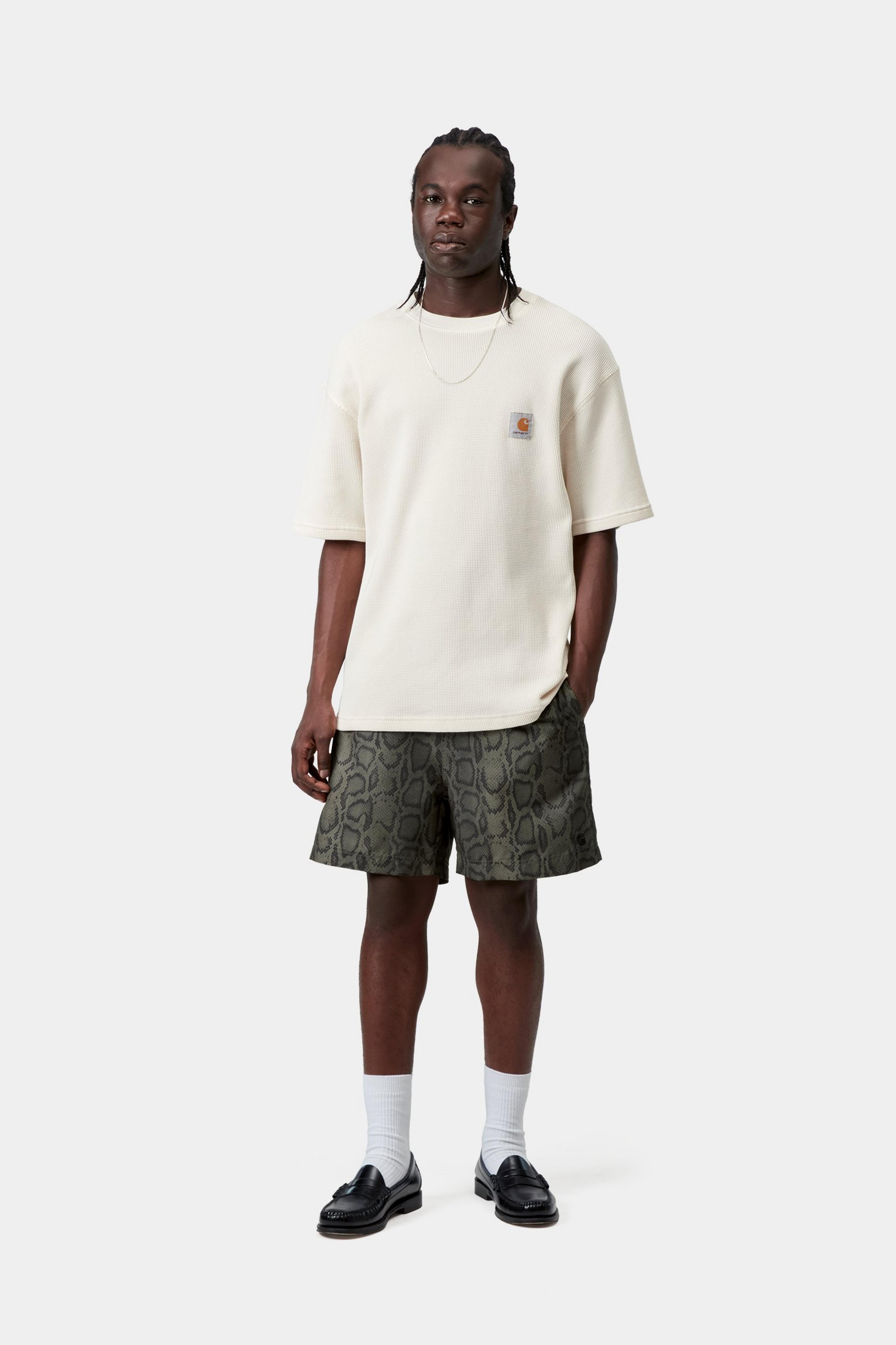 Slater Swim Trunks - Snake Camo, Leaf