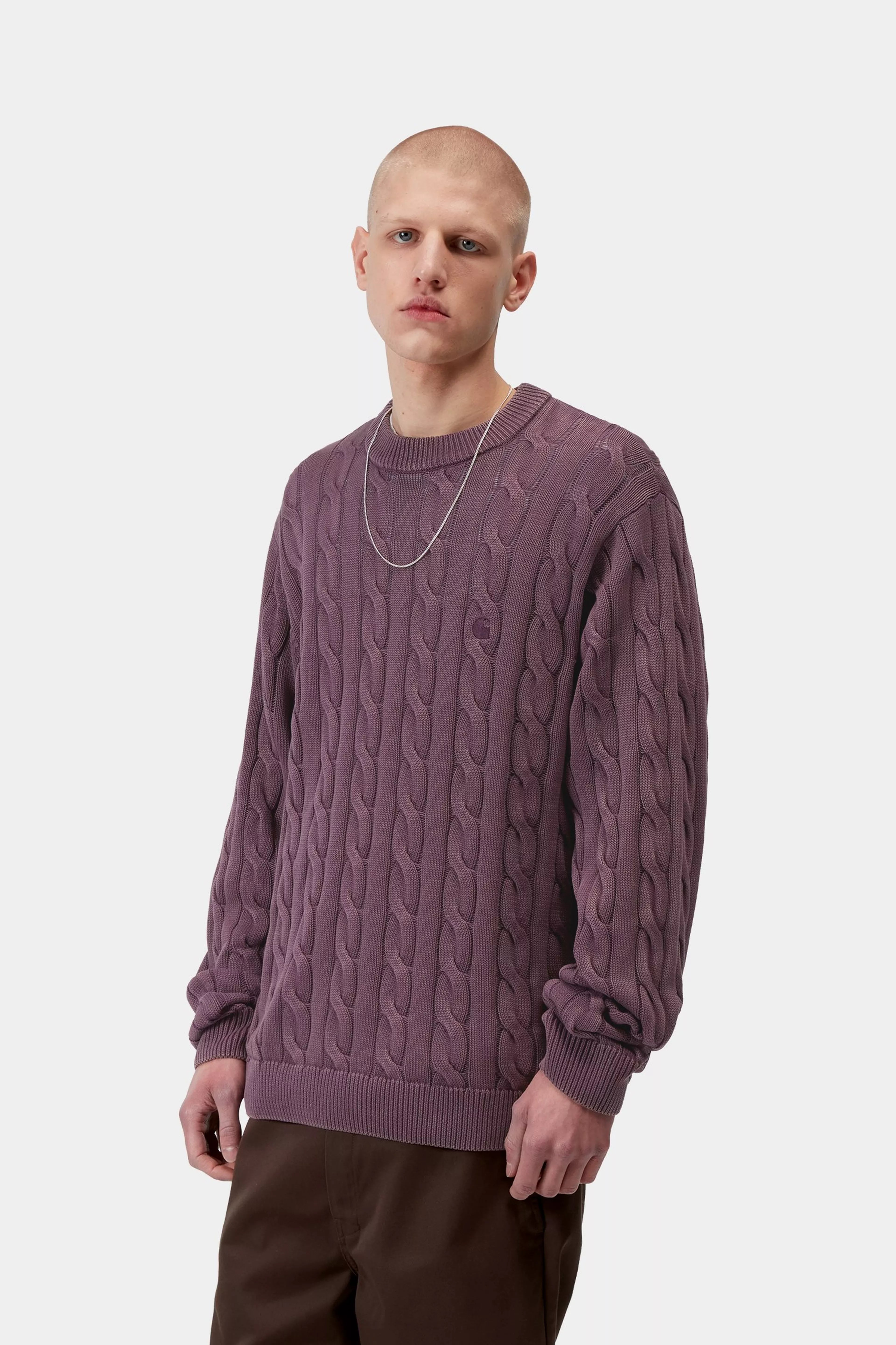 Carter Sweater - Cozy Purple (garment dyed)