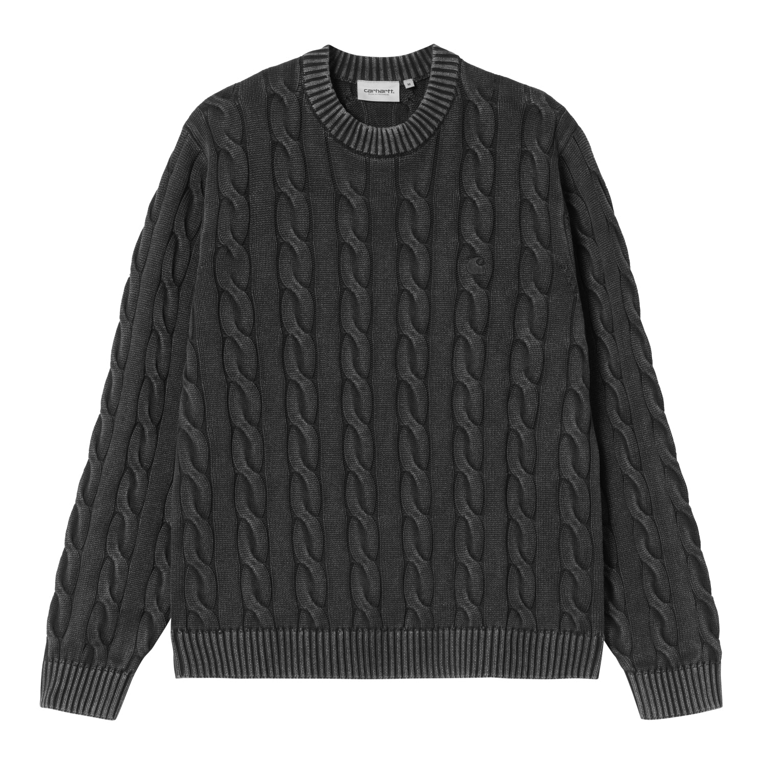 Carter Sweater - Black (garment dyed)