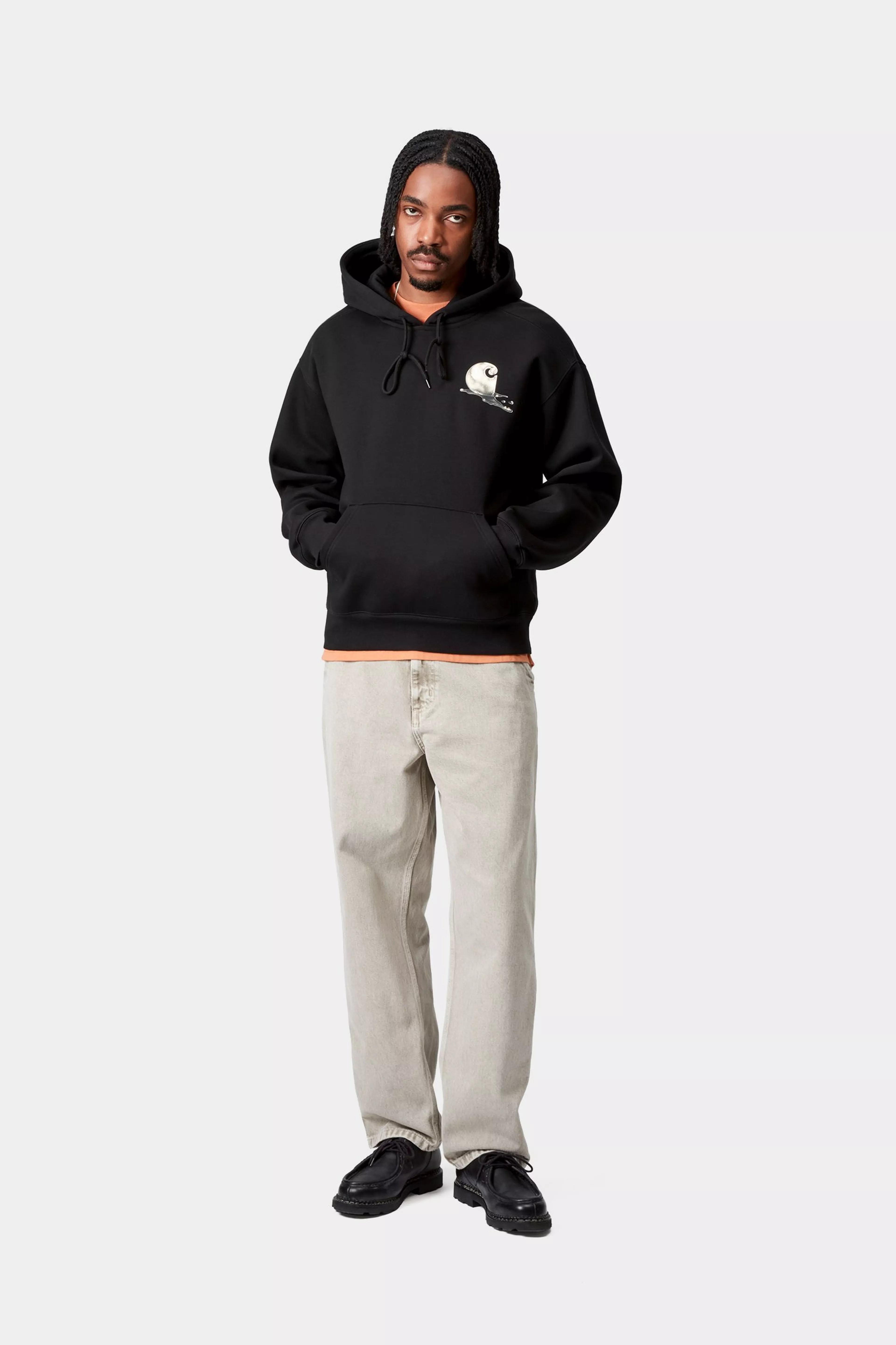 HOODED JAKE GARCIA SWEAT - Black