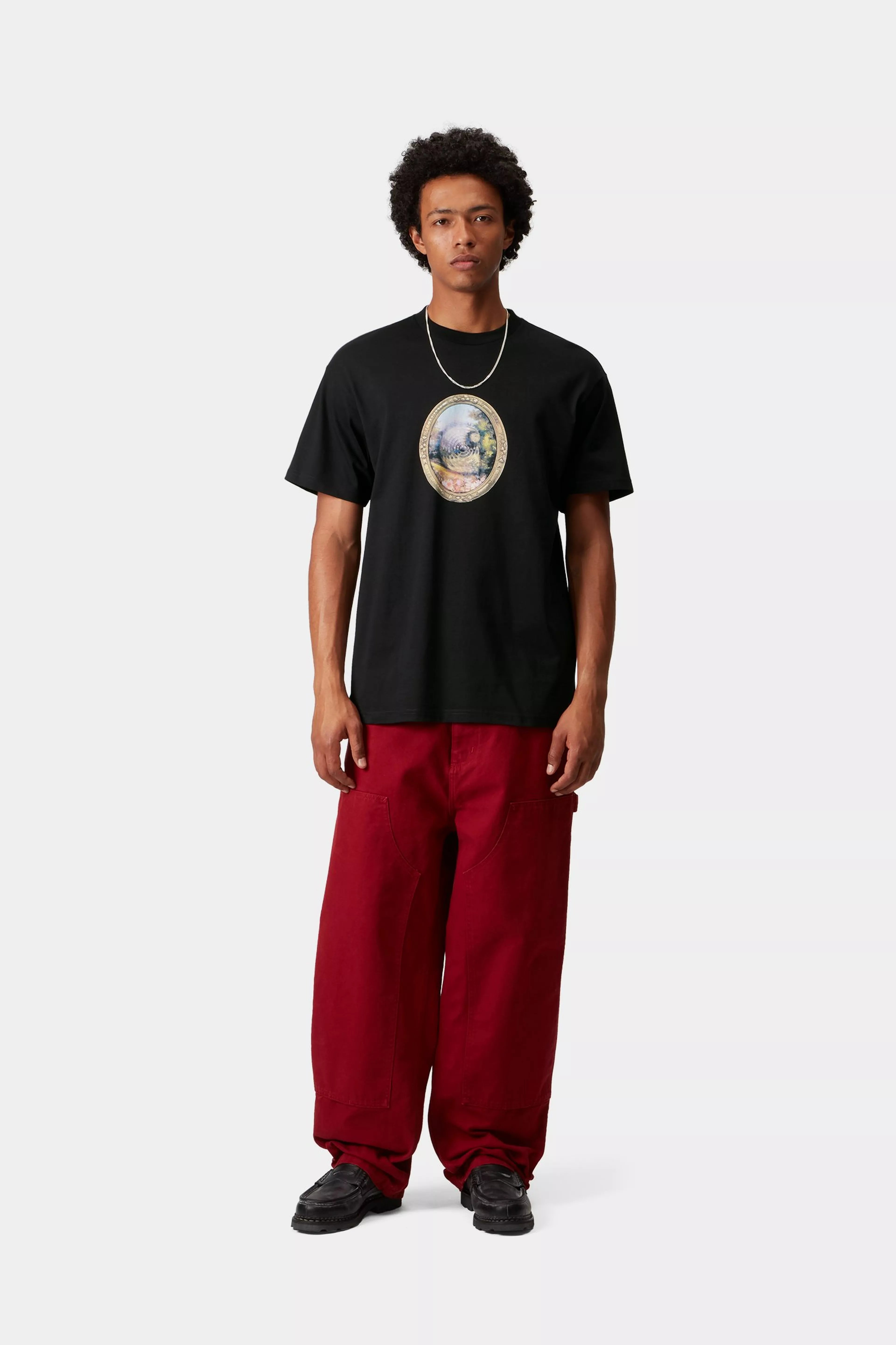S/S MIRROR T-SHIRT - Black