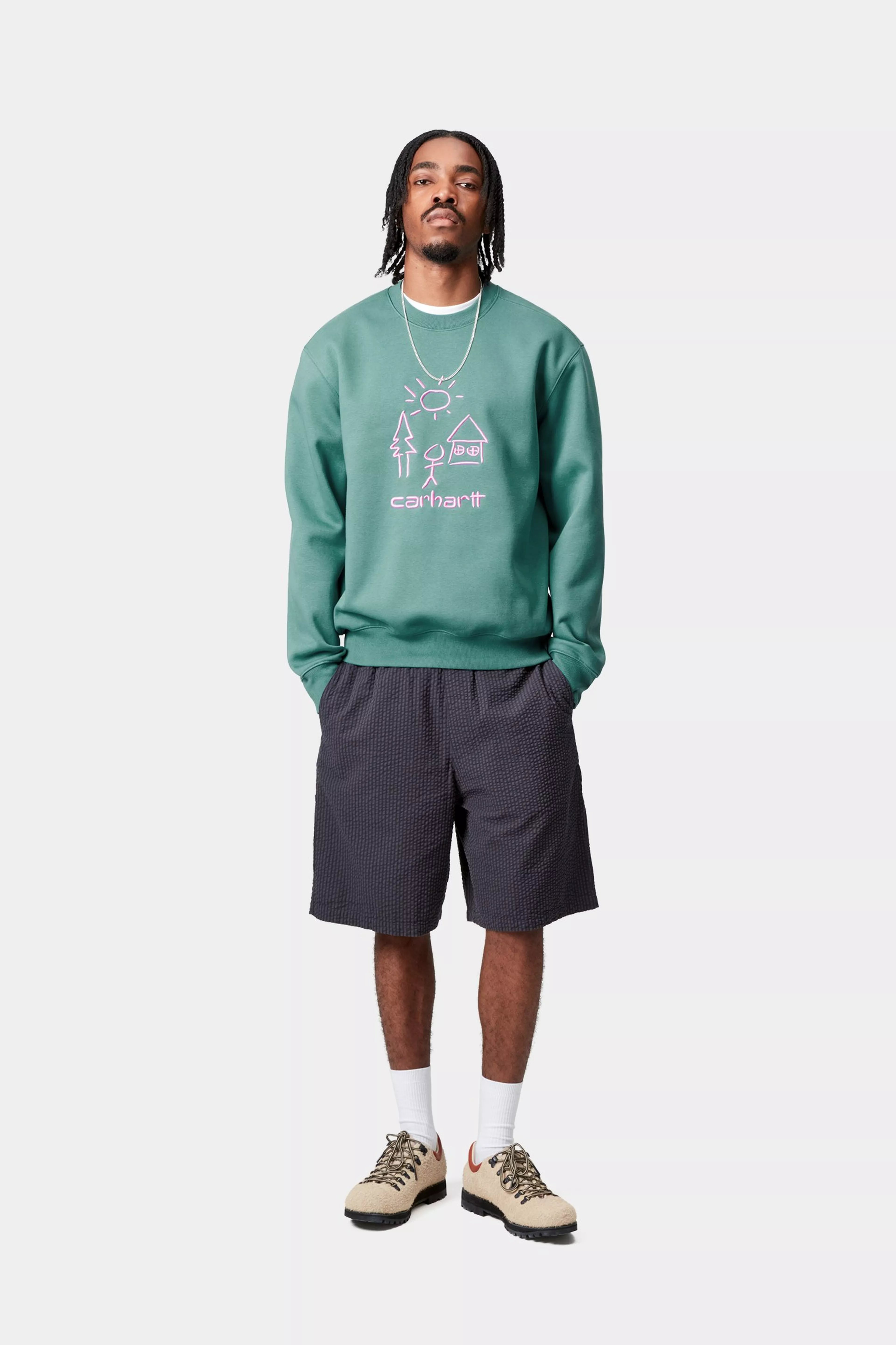 MASTERPIECE SWEAT - Saguaro / Pink