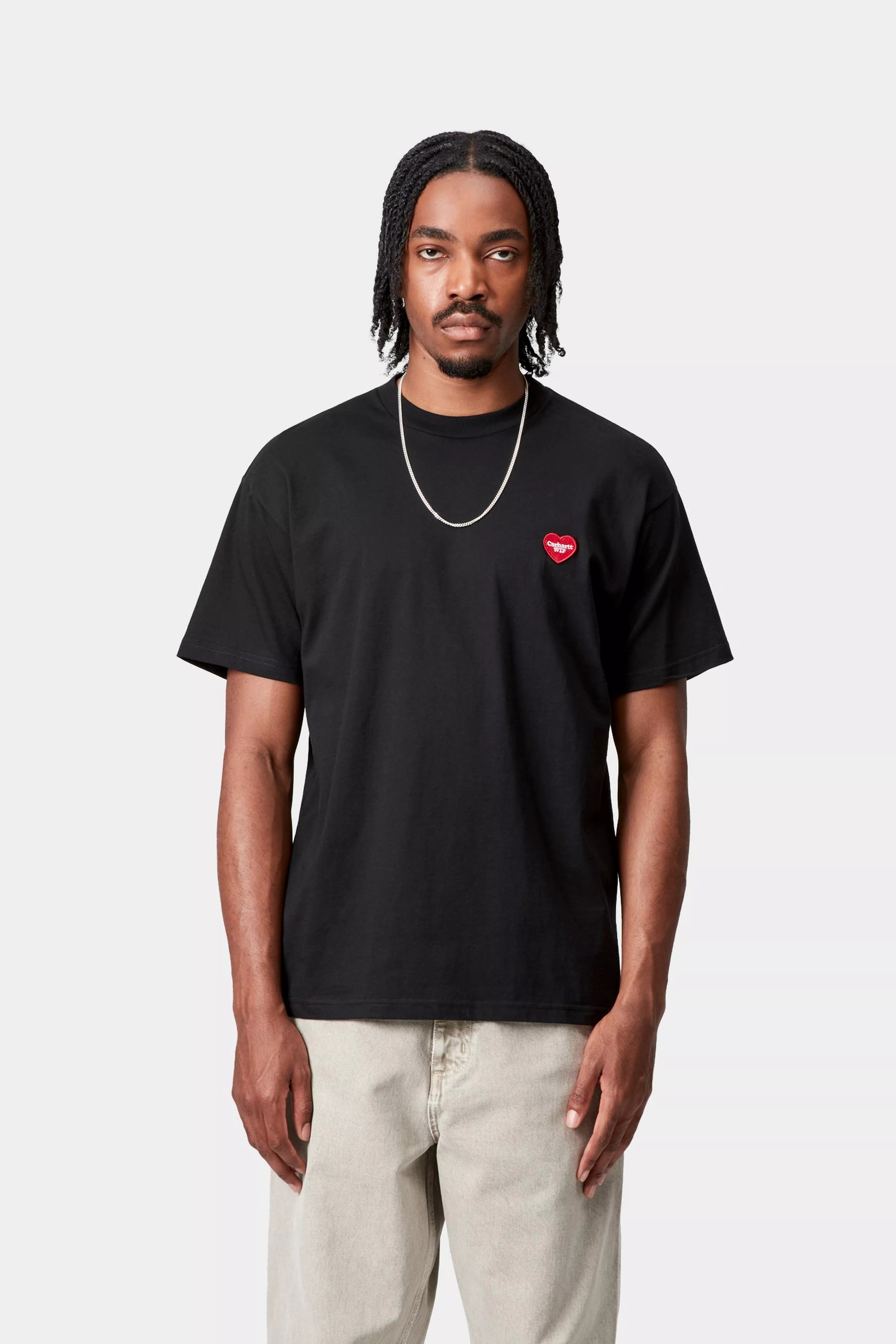 S/S HEART II HARTT T-SHIRT - Black