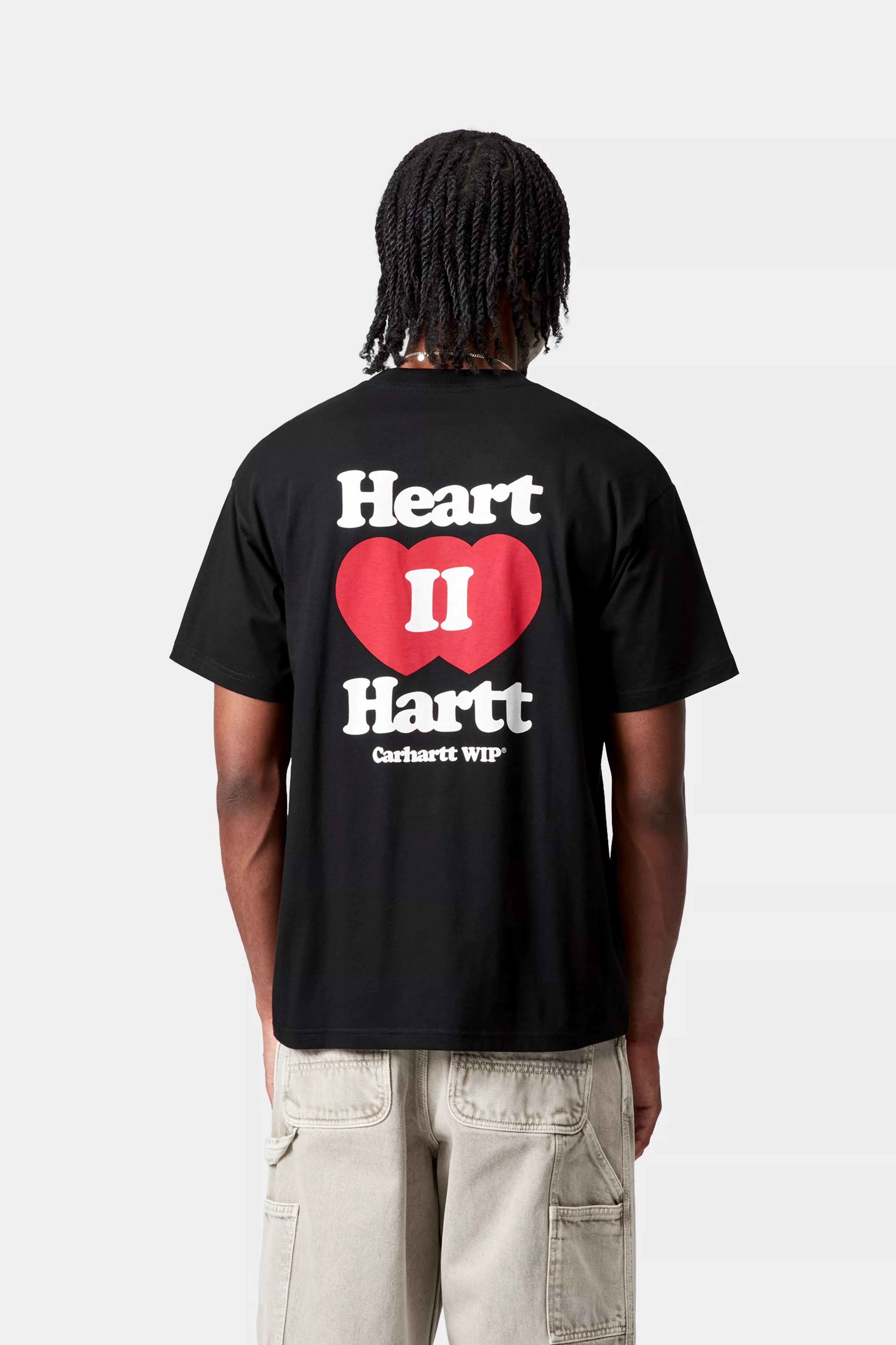 S/S HEART II HARTT T-SHIRT - Black