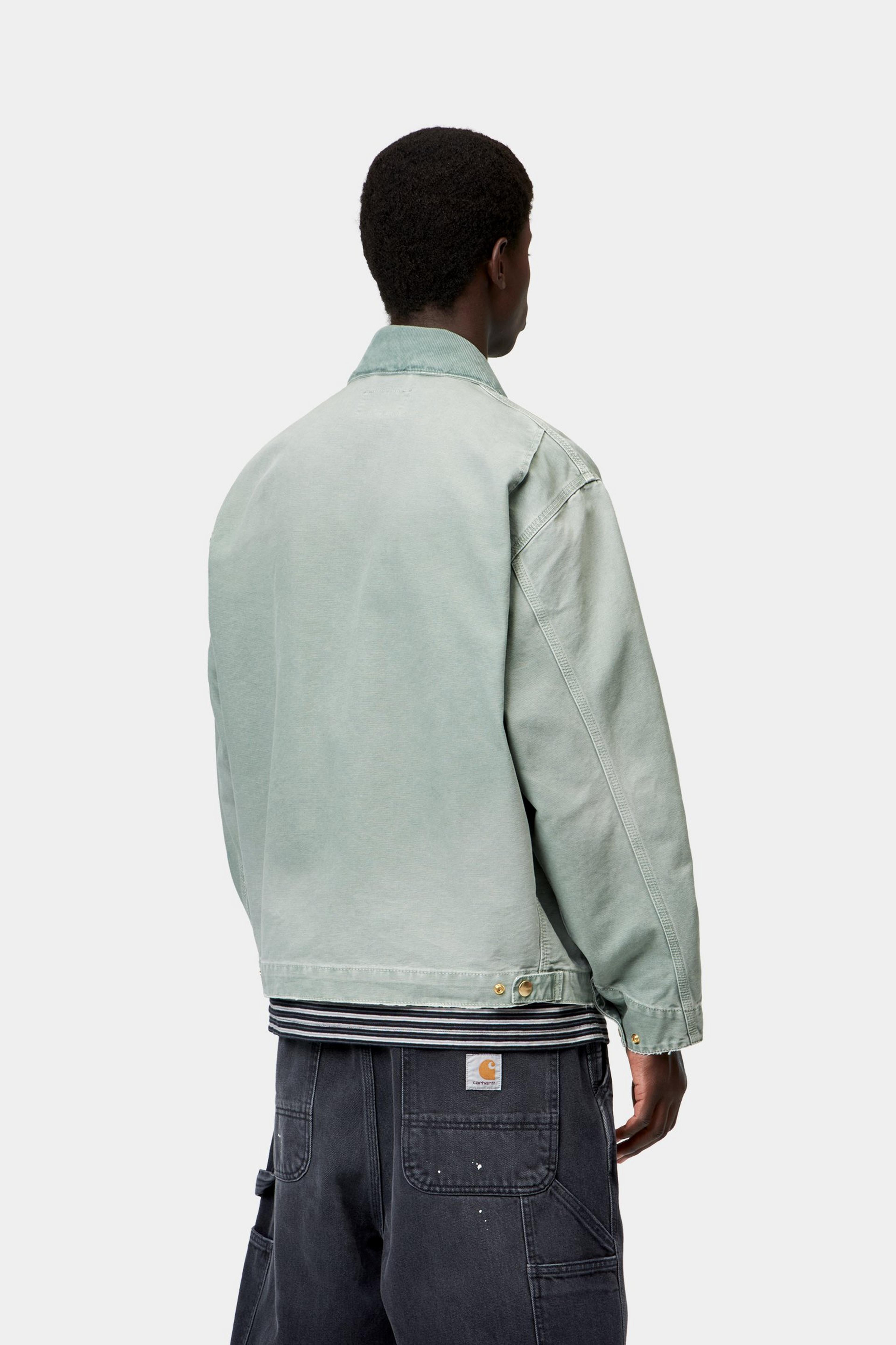 OG Detroit Jacket - Shady Green / Shady Green, Destroy wash