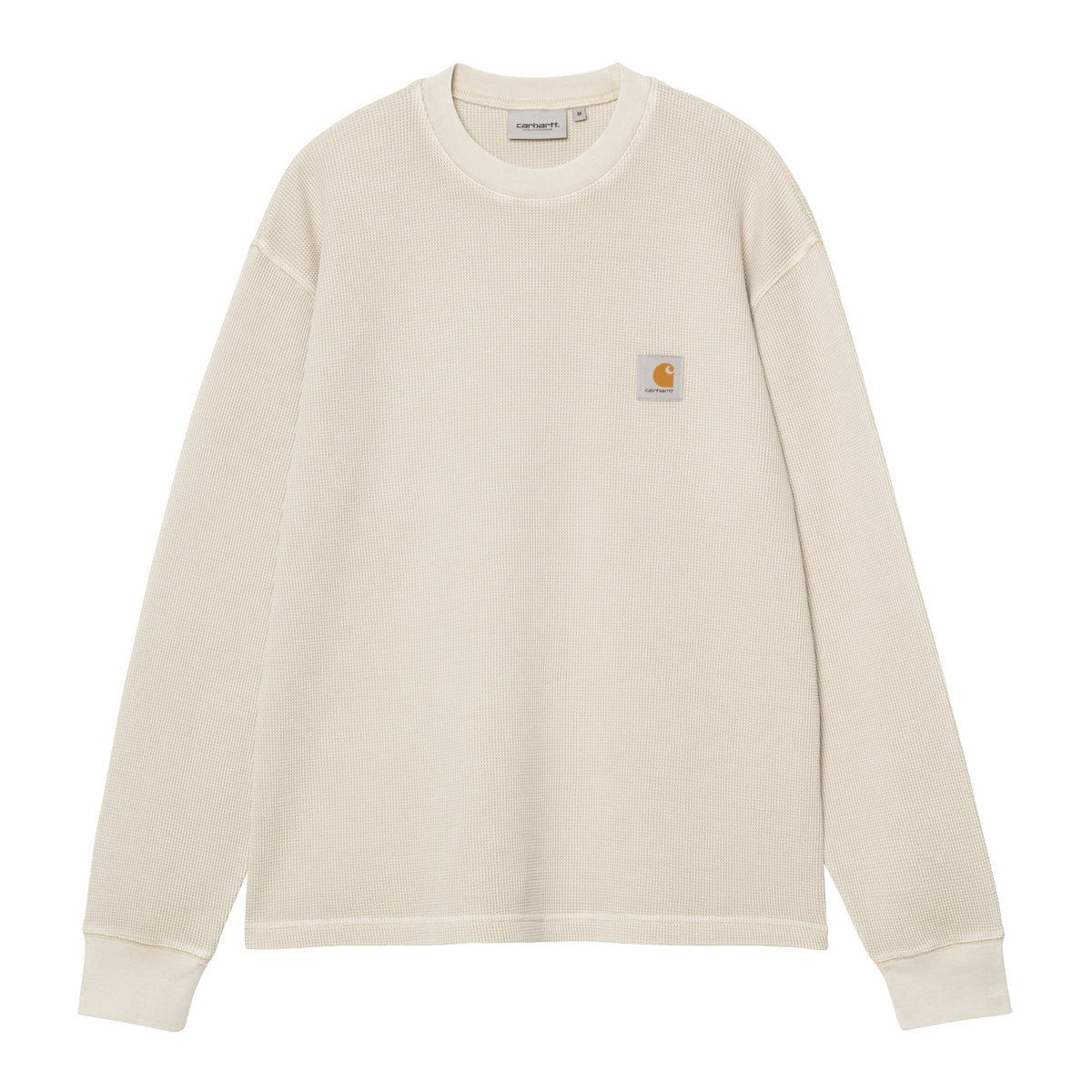 L/S Vista Waffle T-Shirt - Fleur De Sel, Garment dyed