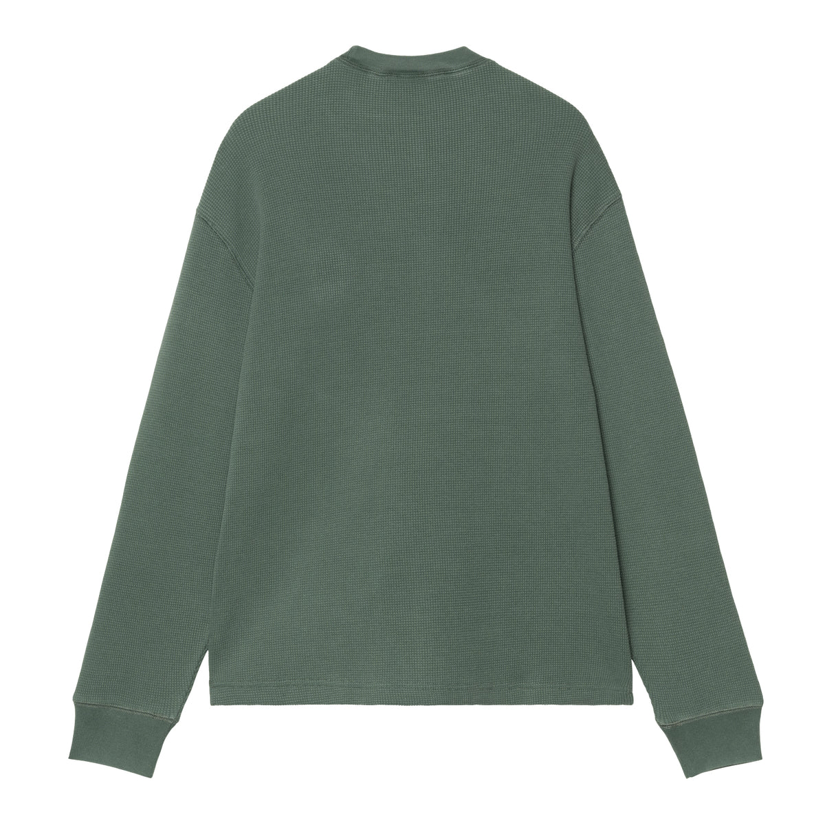 L/S Vista Waffle T-Shirt - Dark Scarab, Garment dyed