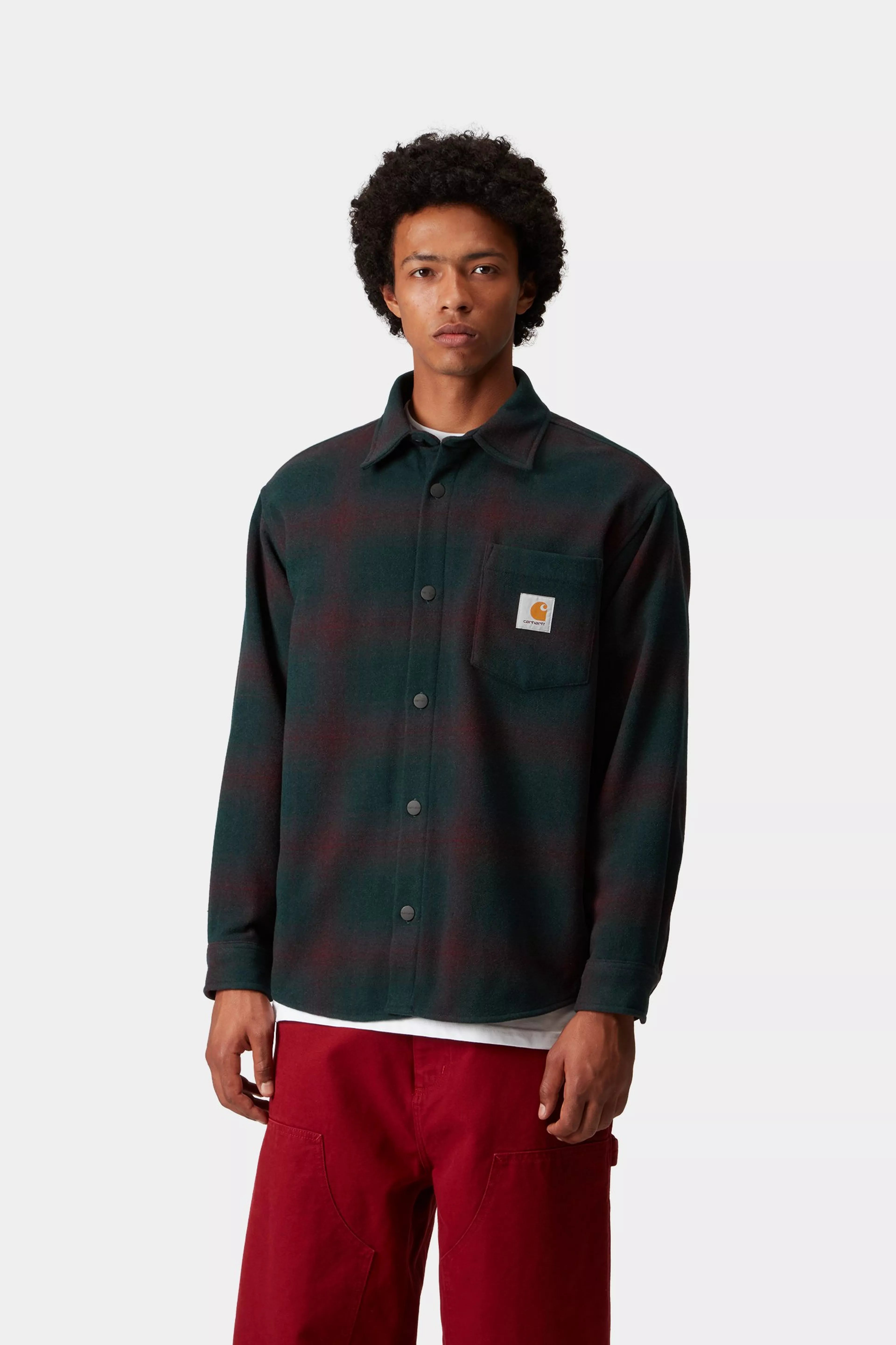 BRENNAN SHIRT JAC - Brennan Check, Deep Lagoon / Rondo