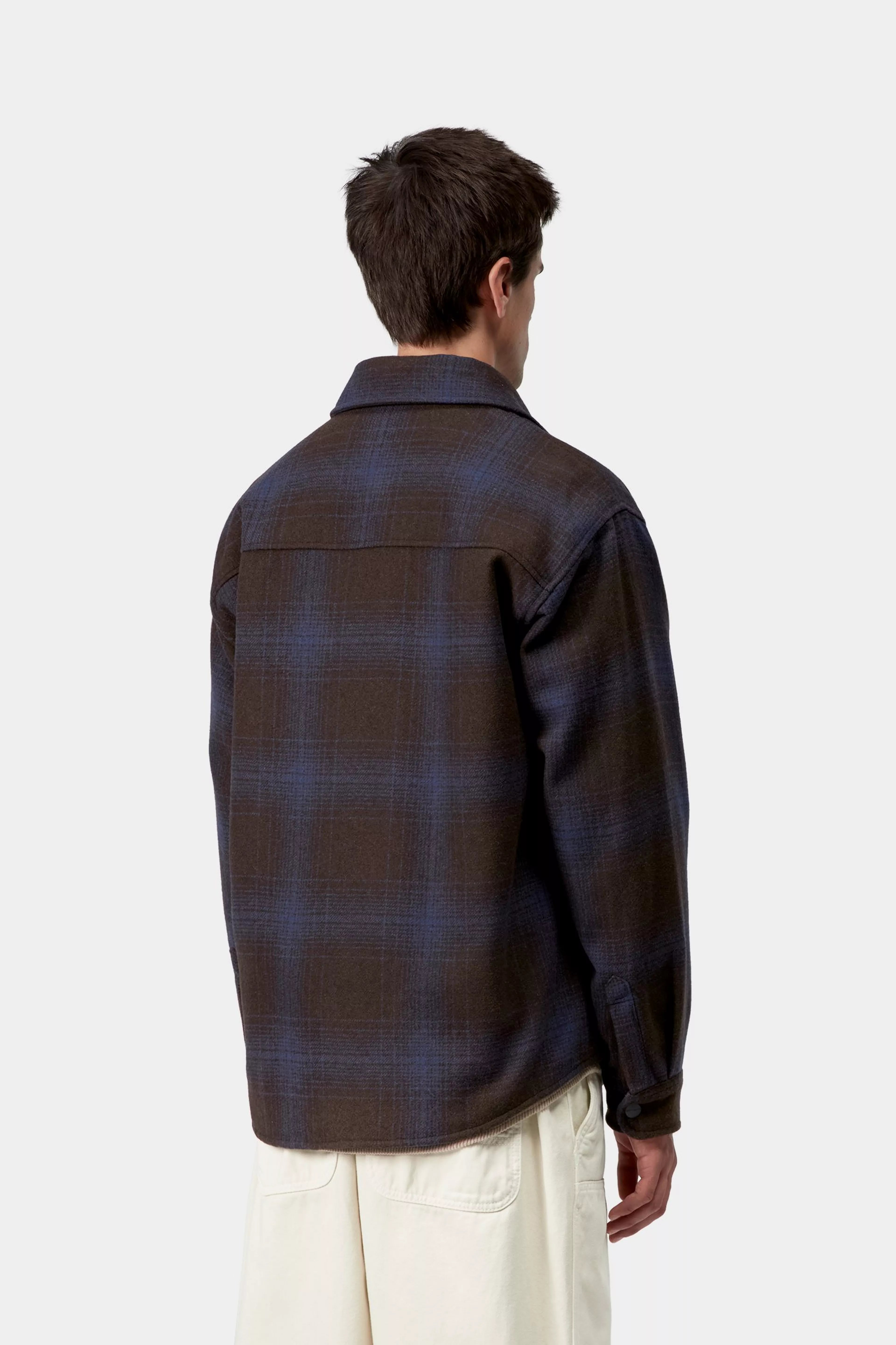 BRENNAN SHIRT JAC - Brennan Check, Palisander / Jupiter
