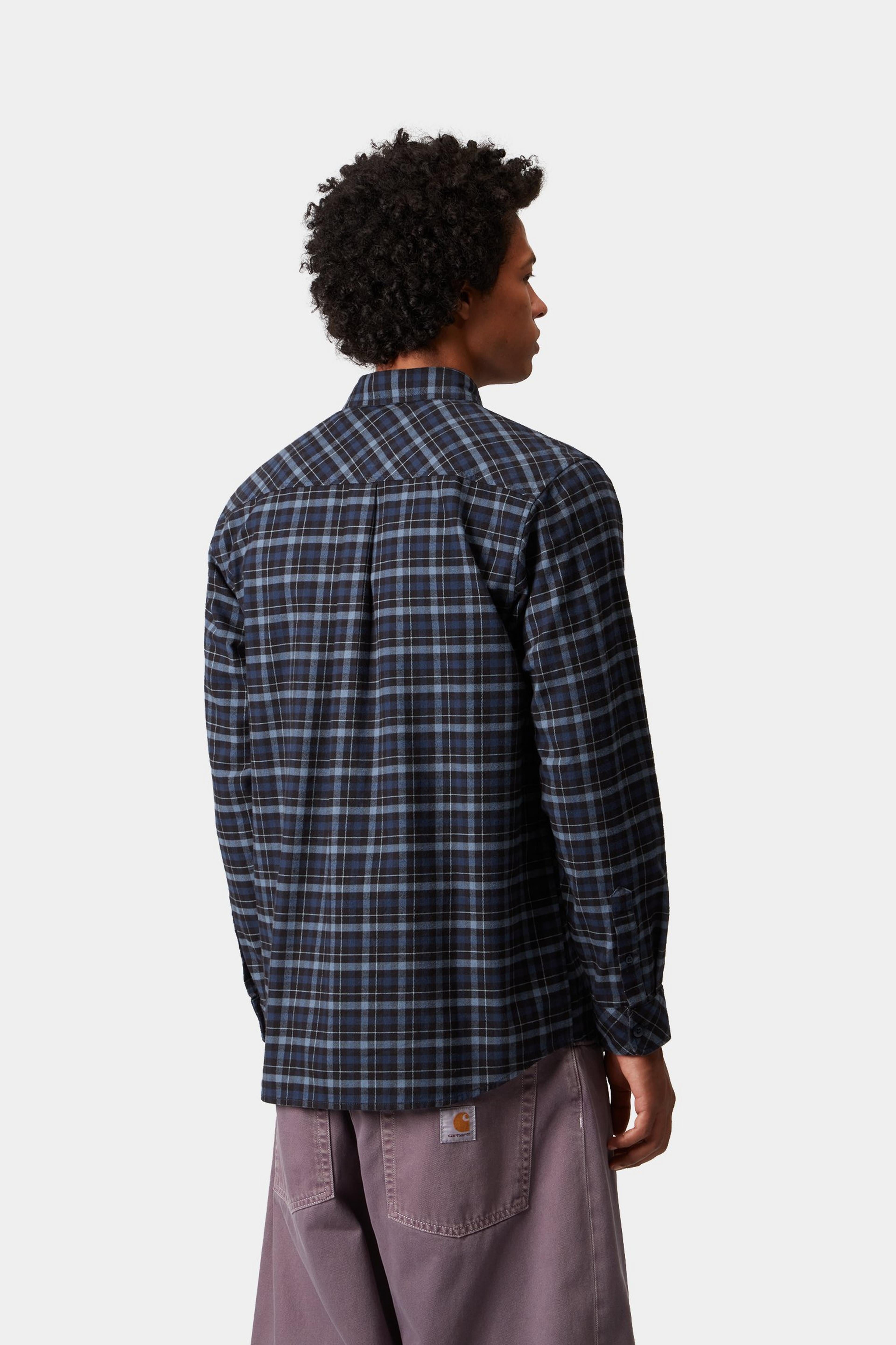 L/S WIDMARK SHIRT - Widmark Check, Jupiter