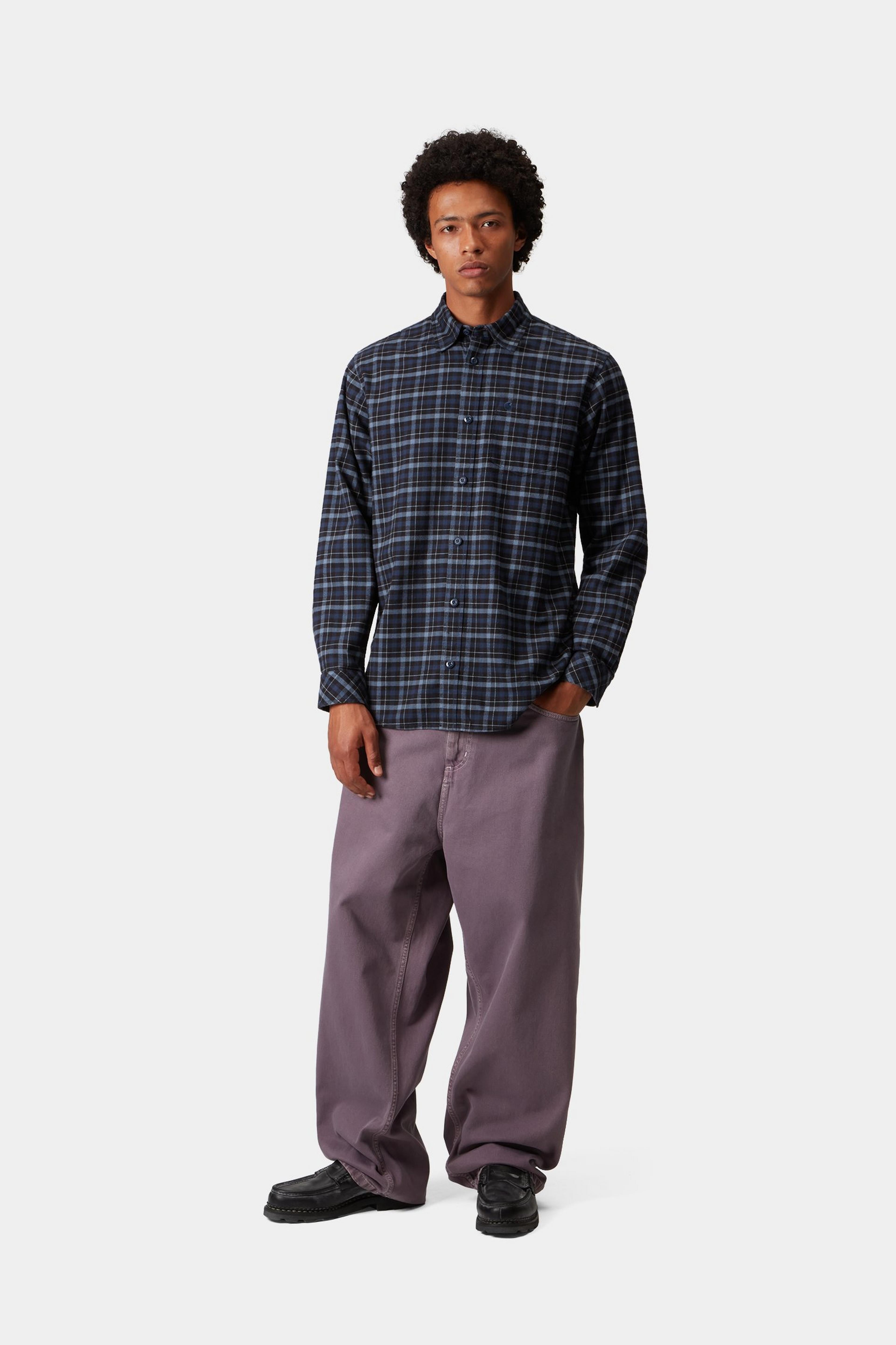L/S WIDMARK SHIRT - Widmark Check, Jupiter