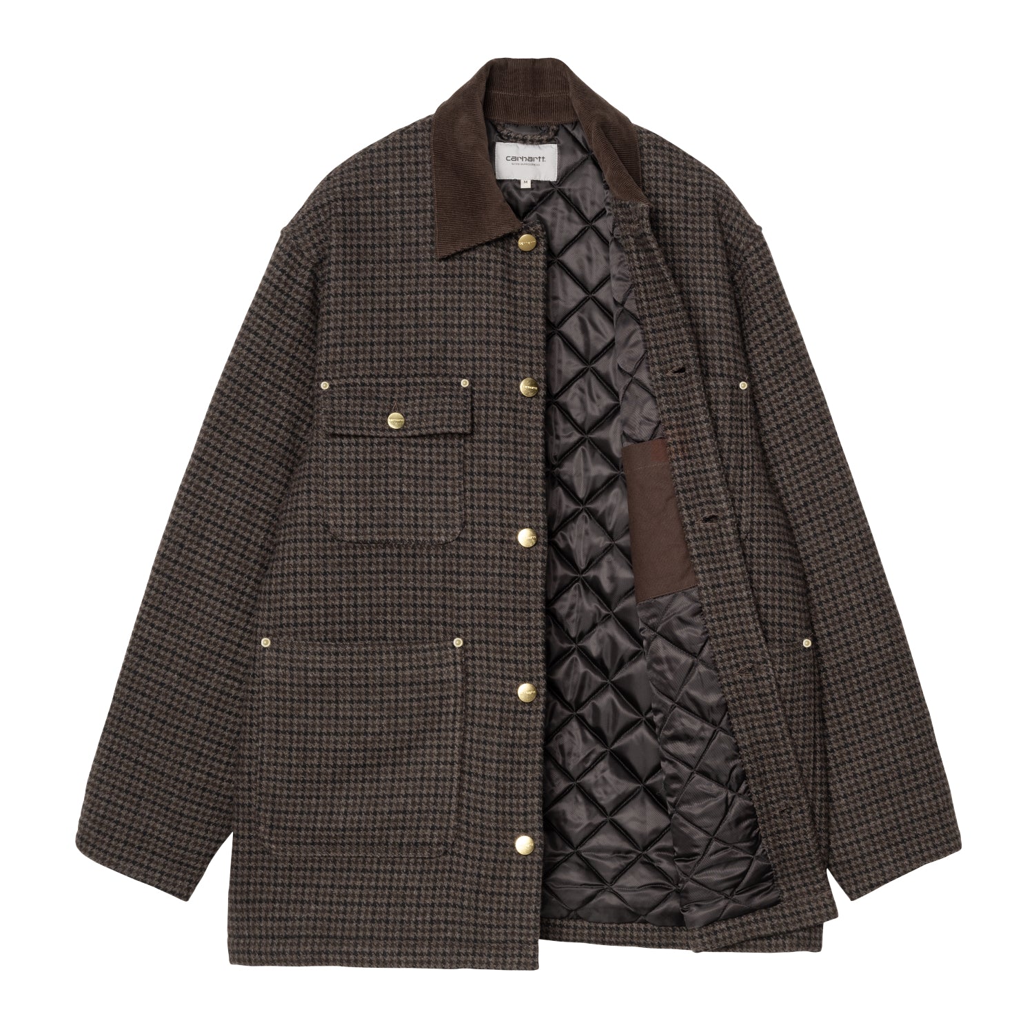 LOWIS CHORE COAT - Lowis Houndstooth, Vitola Heather
