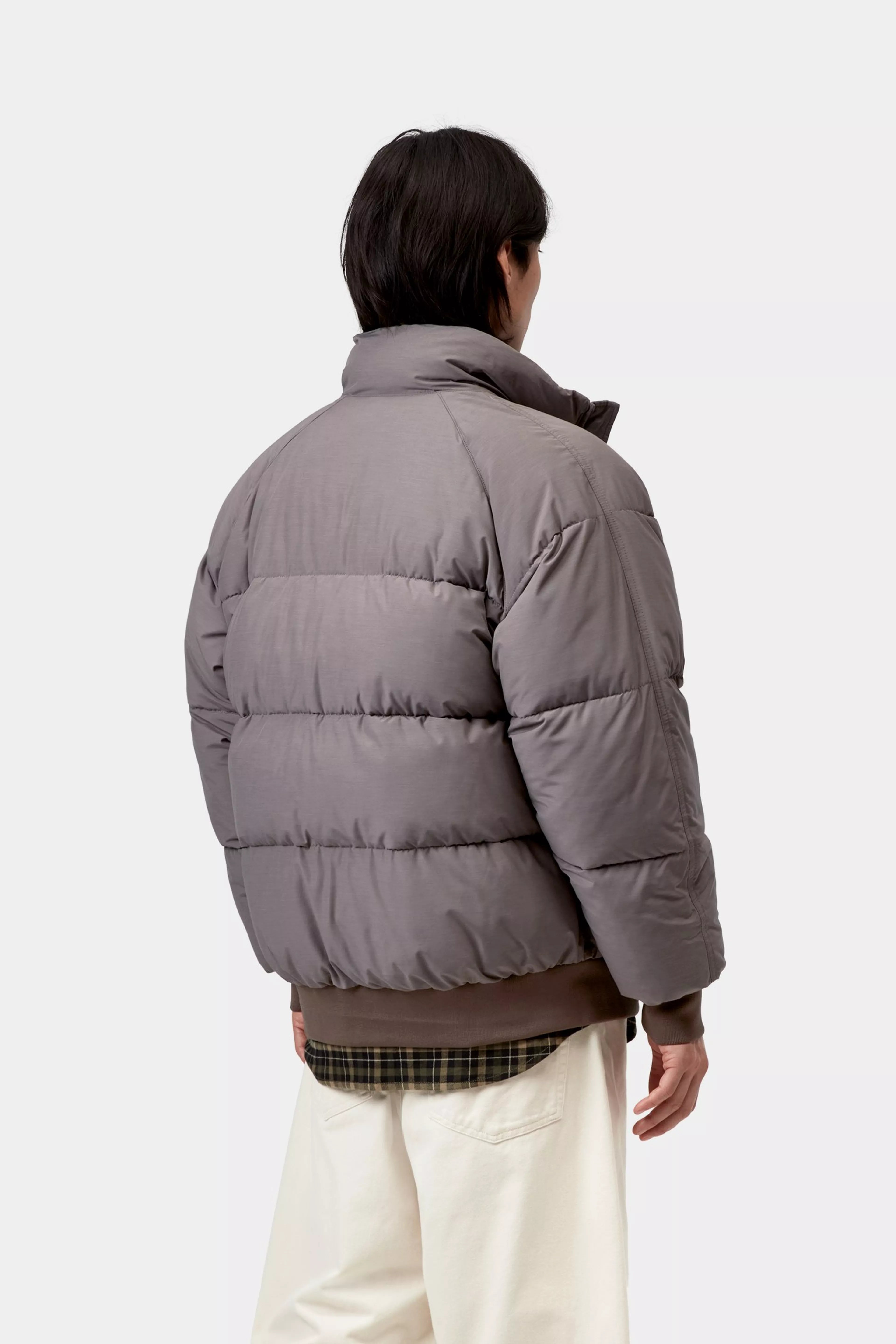 NEBRASKA JACKET - Porphyry / White