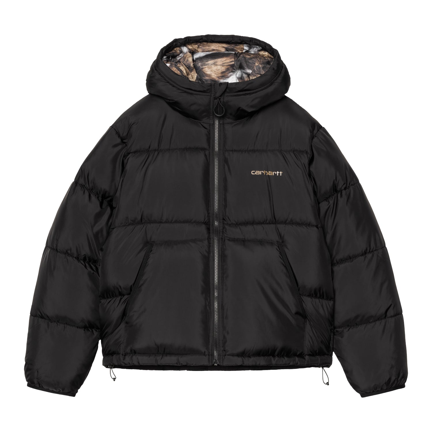 W' TORONTO JACKET - Black / Wild Dog Print