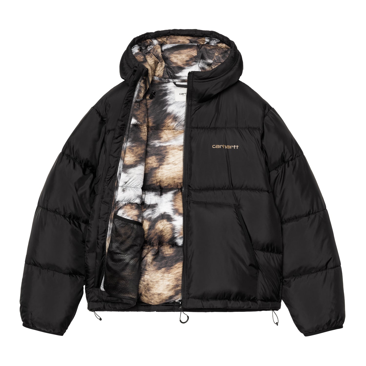 W' TORONTO JACKET - Black / Wild Dog Print