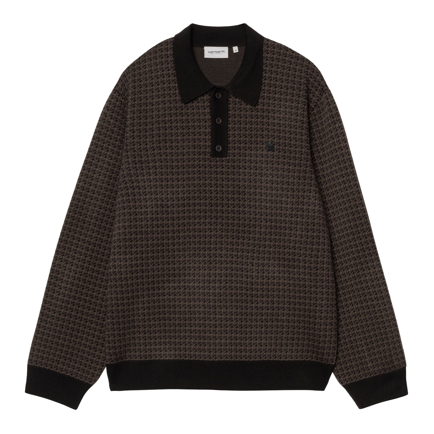 L/S LOWIS POLO - Lowis Houndstooth, Vitola Heather