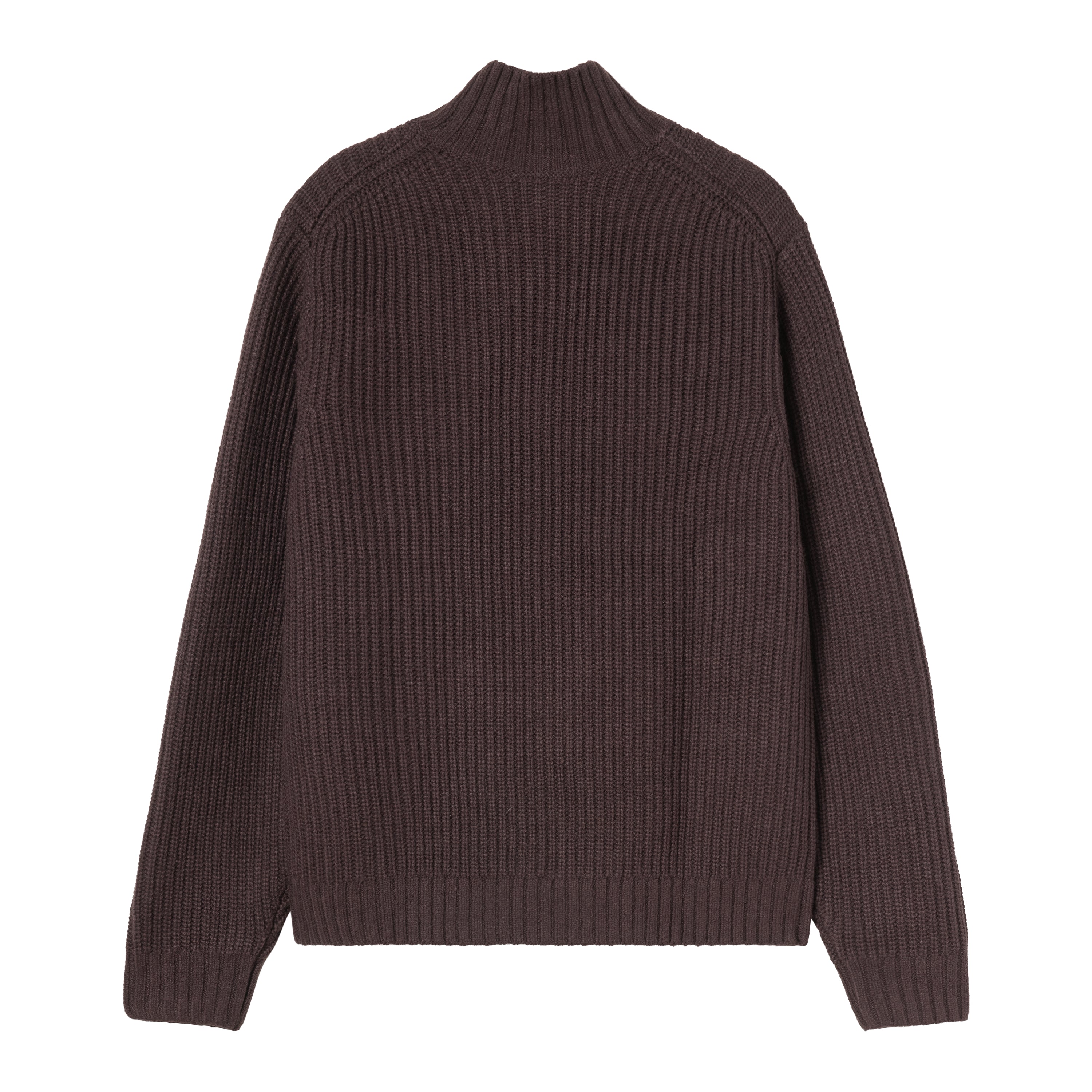 DETROIT HALF ZIP SWEATER - Palisander