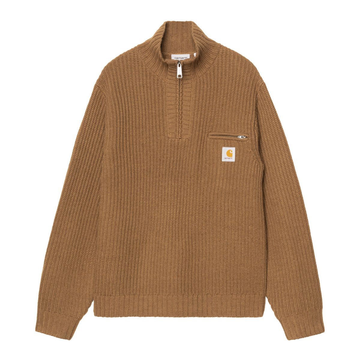 Detroit Half Zip Sweater - WIP H Brown