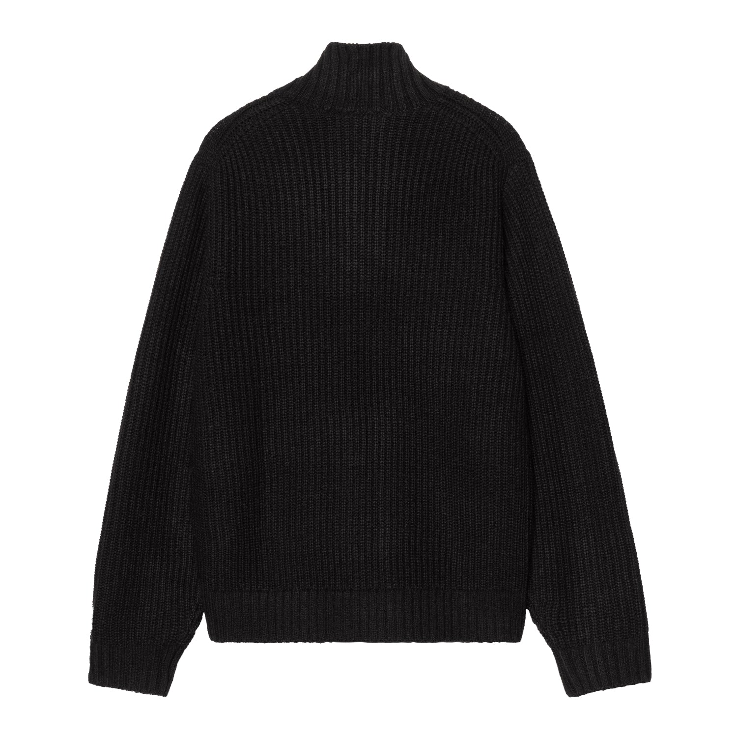 DETROIT HALF ZIP SWEATER - Black