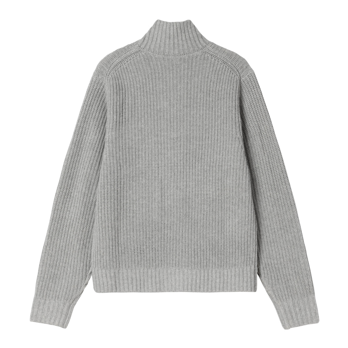 Detroit Half Zip Sweater - Grey Heather