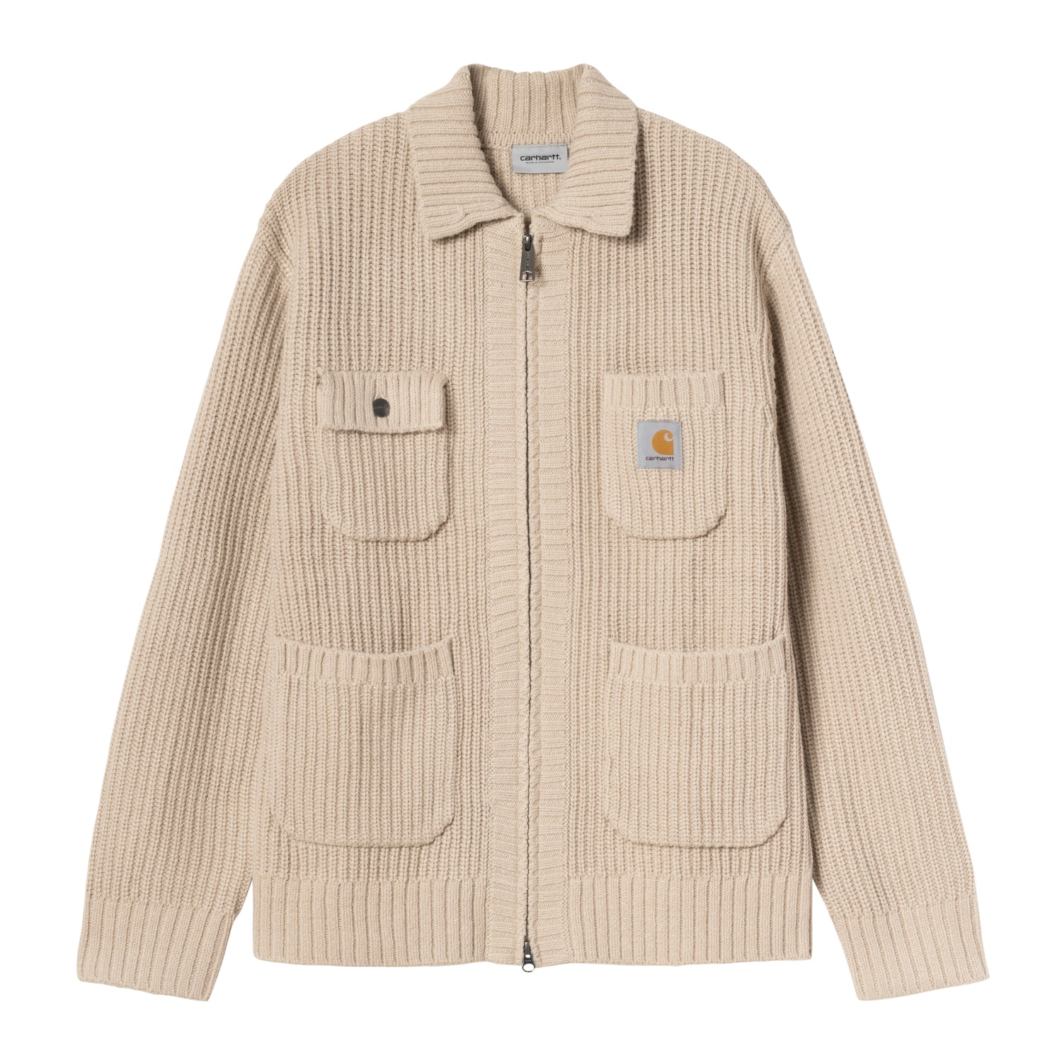 CHORE KNIT JACKET - Fleur De Sel