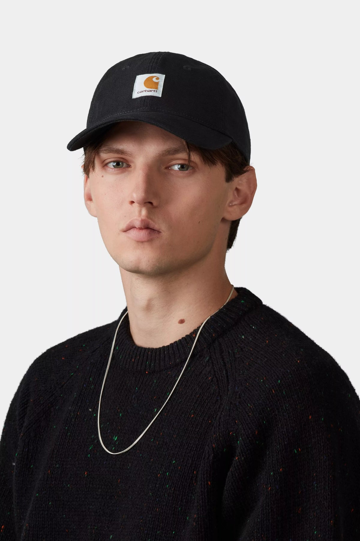 Selby Canvas Cap - Black stone washed