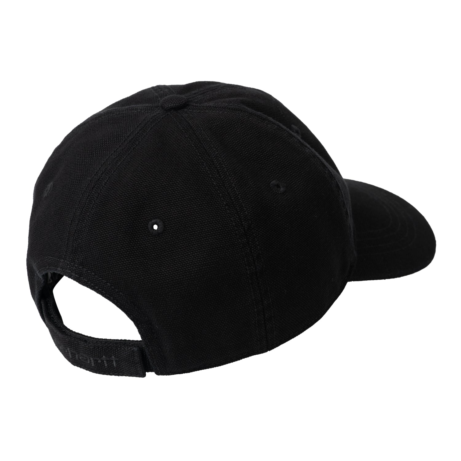 SELBY CANVAS CAP - Black (stone washed)