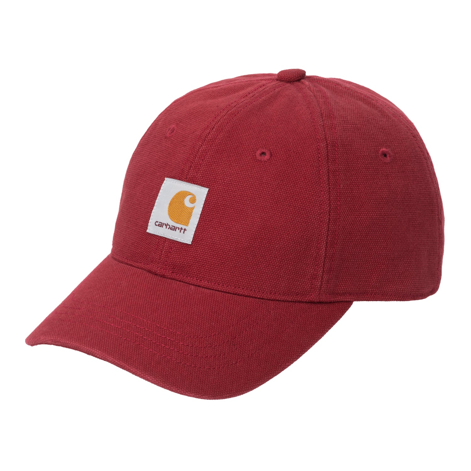 SELBY CANVAS CAP - Scarlet (stone washed)