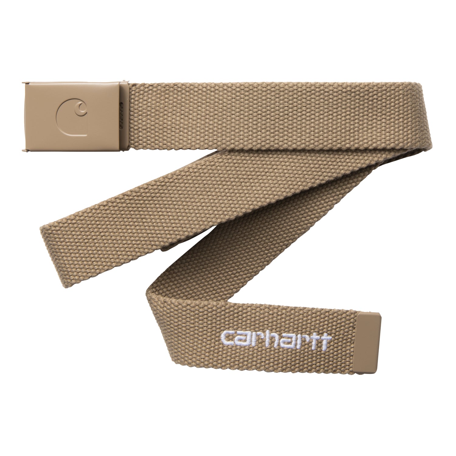 C-Logo Belt Tonal - Leather / White