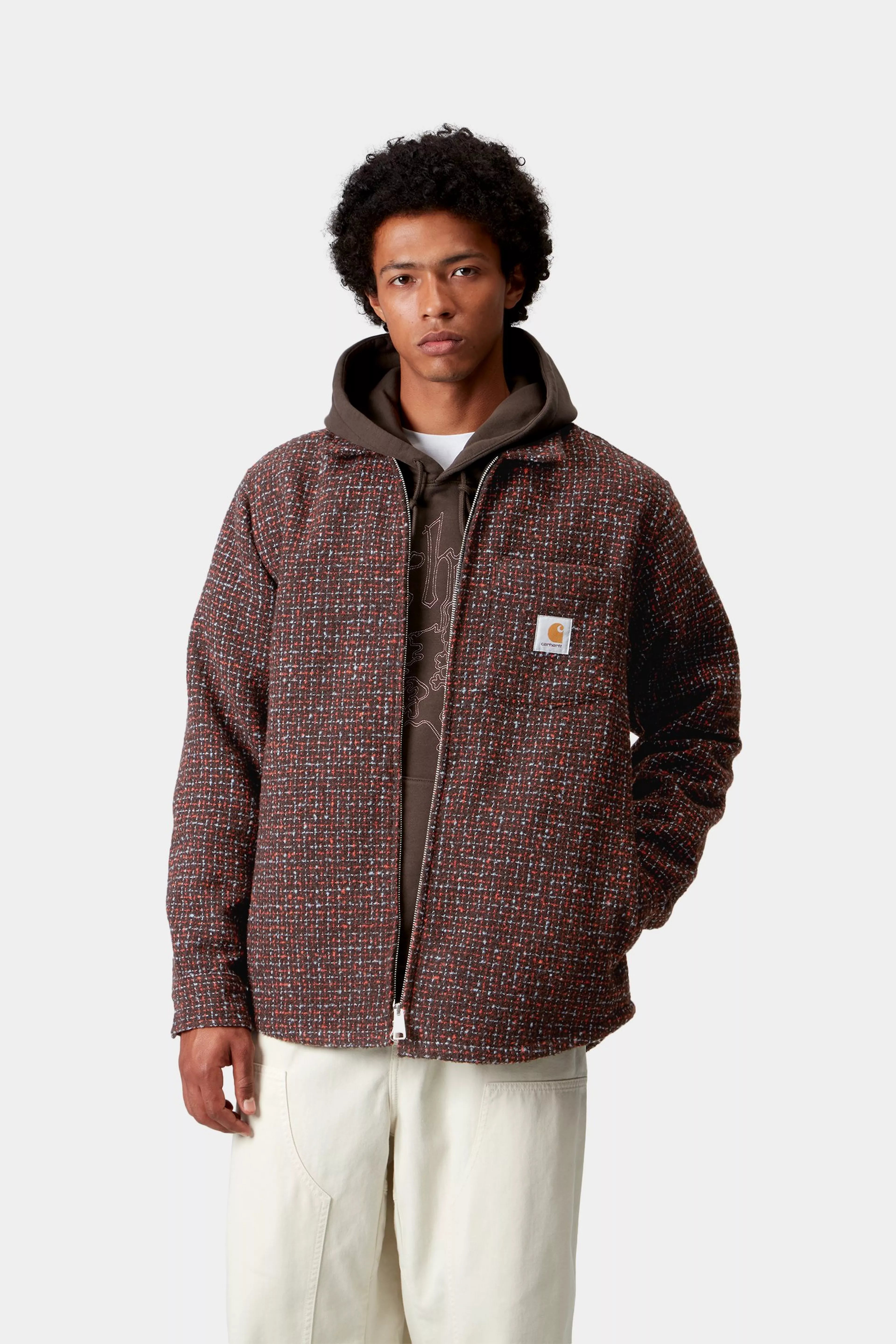 BELLAMY SHIRT JAC - Bellamy Check, Tobacco