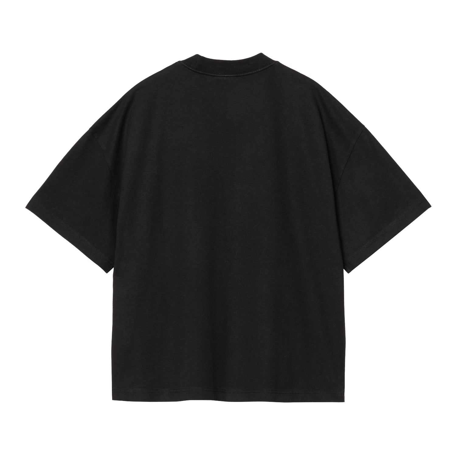 S/S HACKWORK T-SHIRT - Black (heavy stone wash)