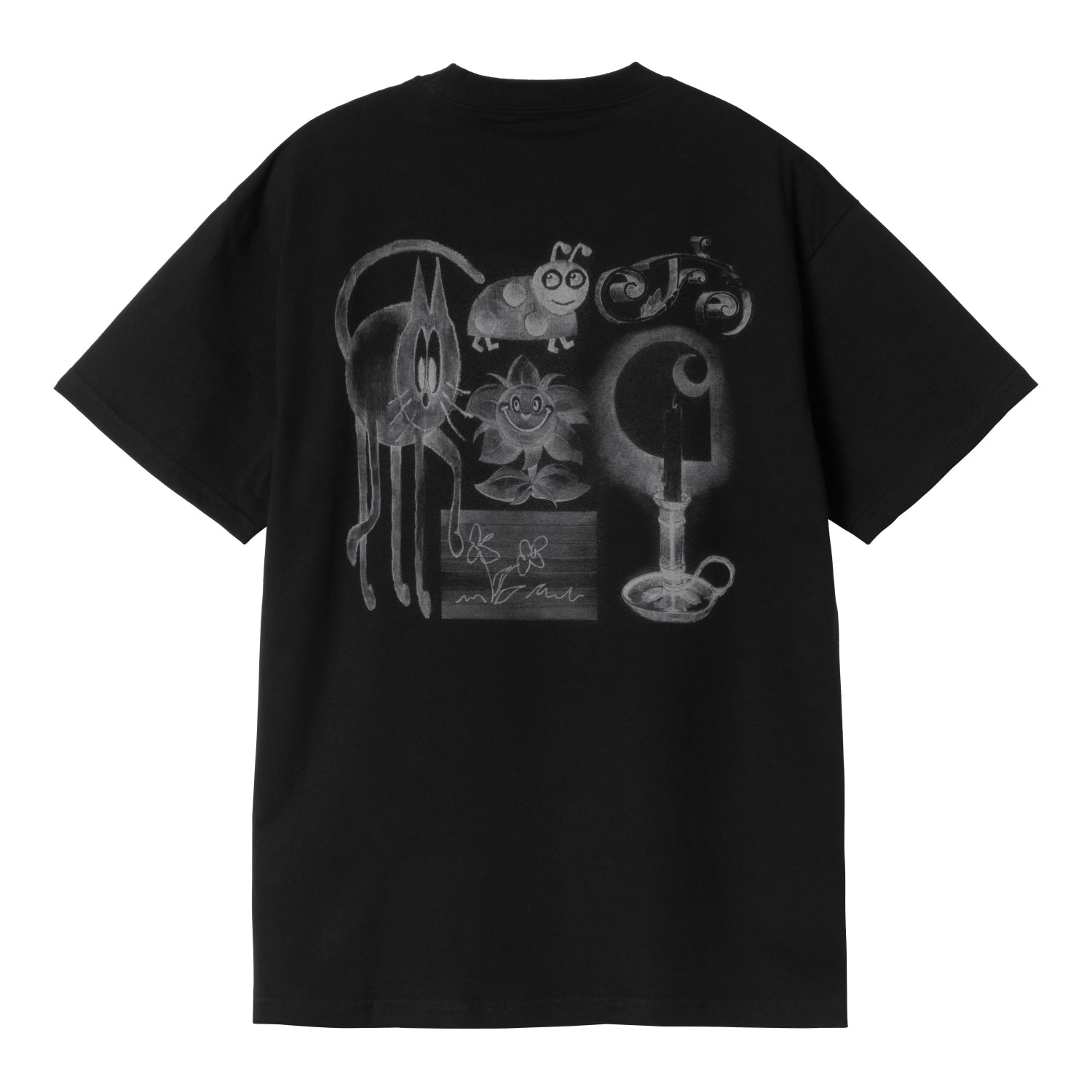 S/S OKNICEOK 01 T-SHIRT - Black