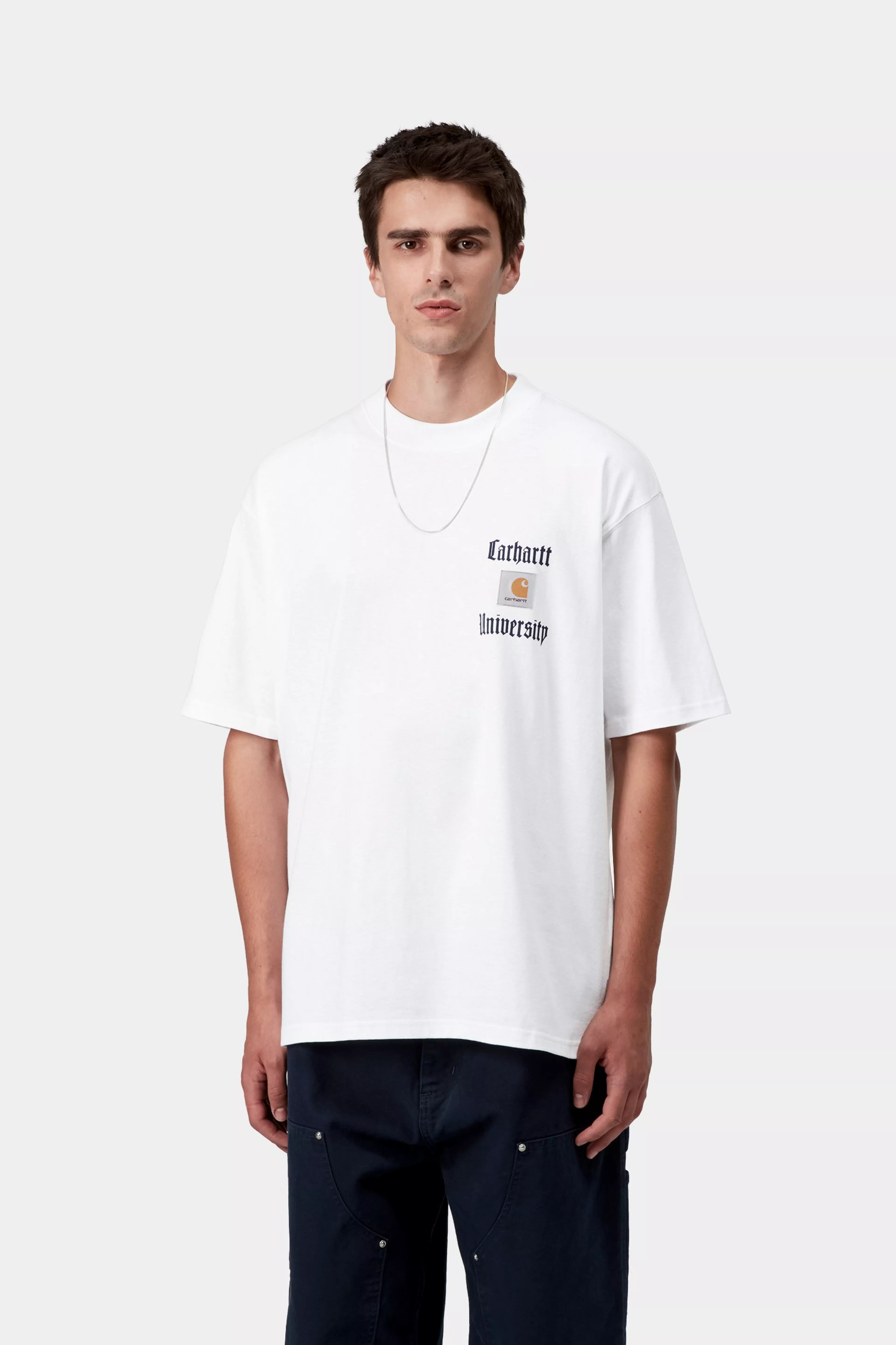 S/S SCHOOLING HEART T-SHIRT - White