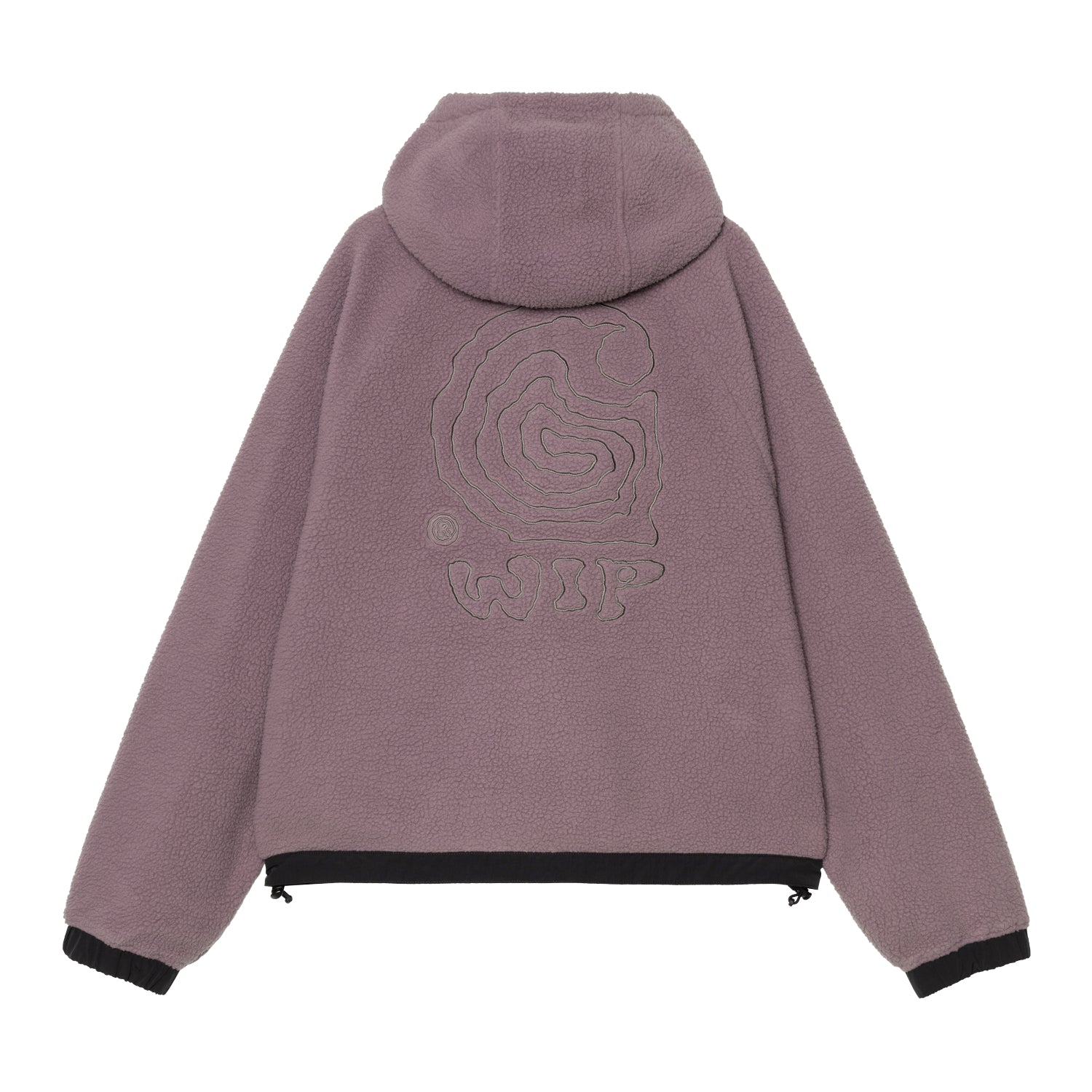 W' HOODED HELIX FLEECE JACKET - Phlox / Porphyry