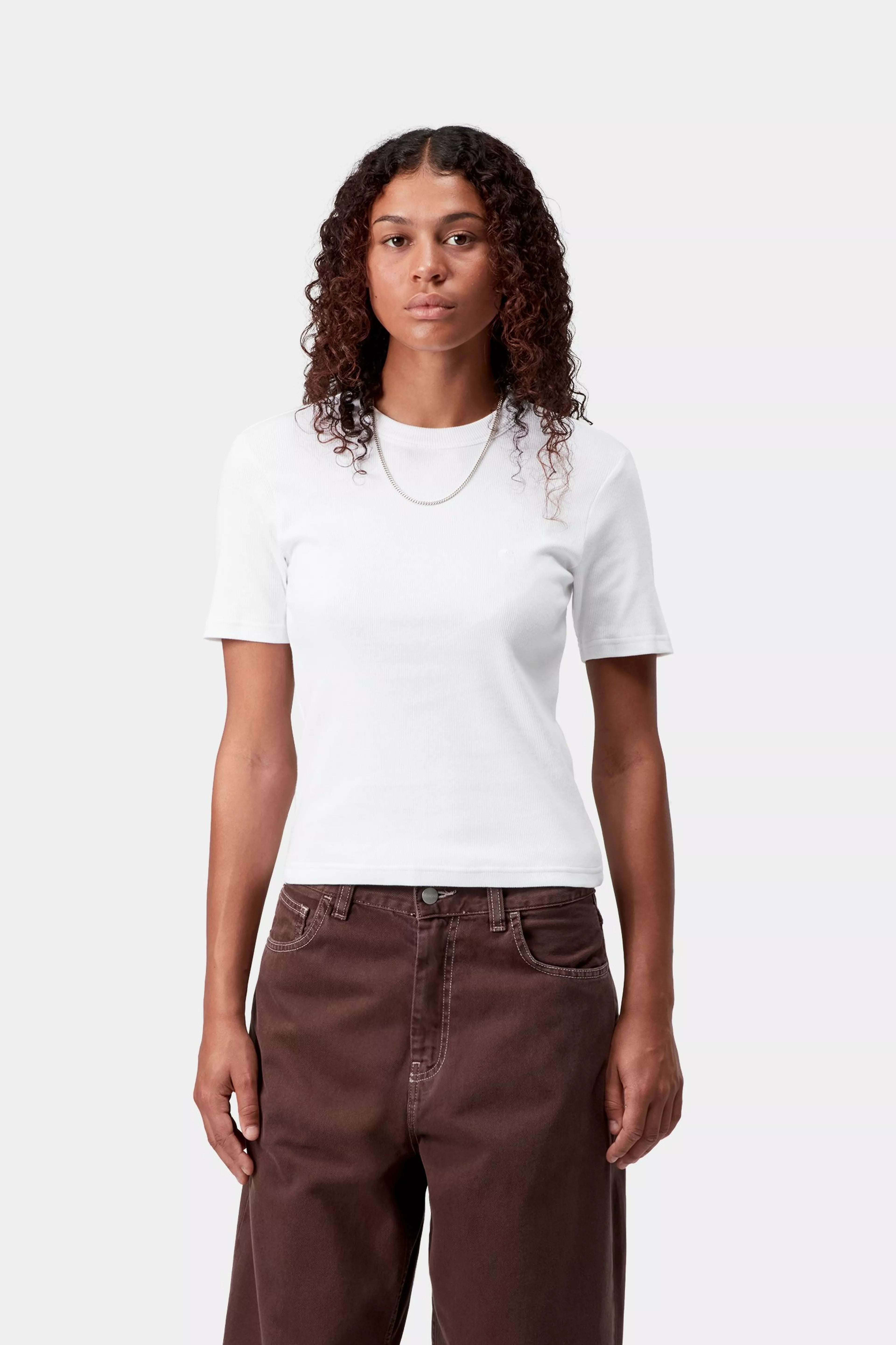 W' S/S PHILIPA T-SHIRT  - White