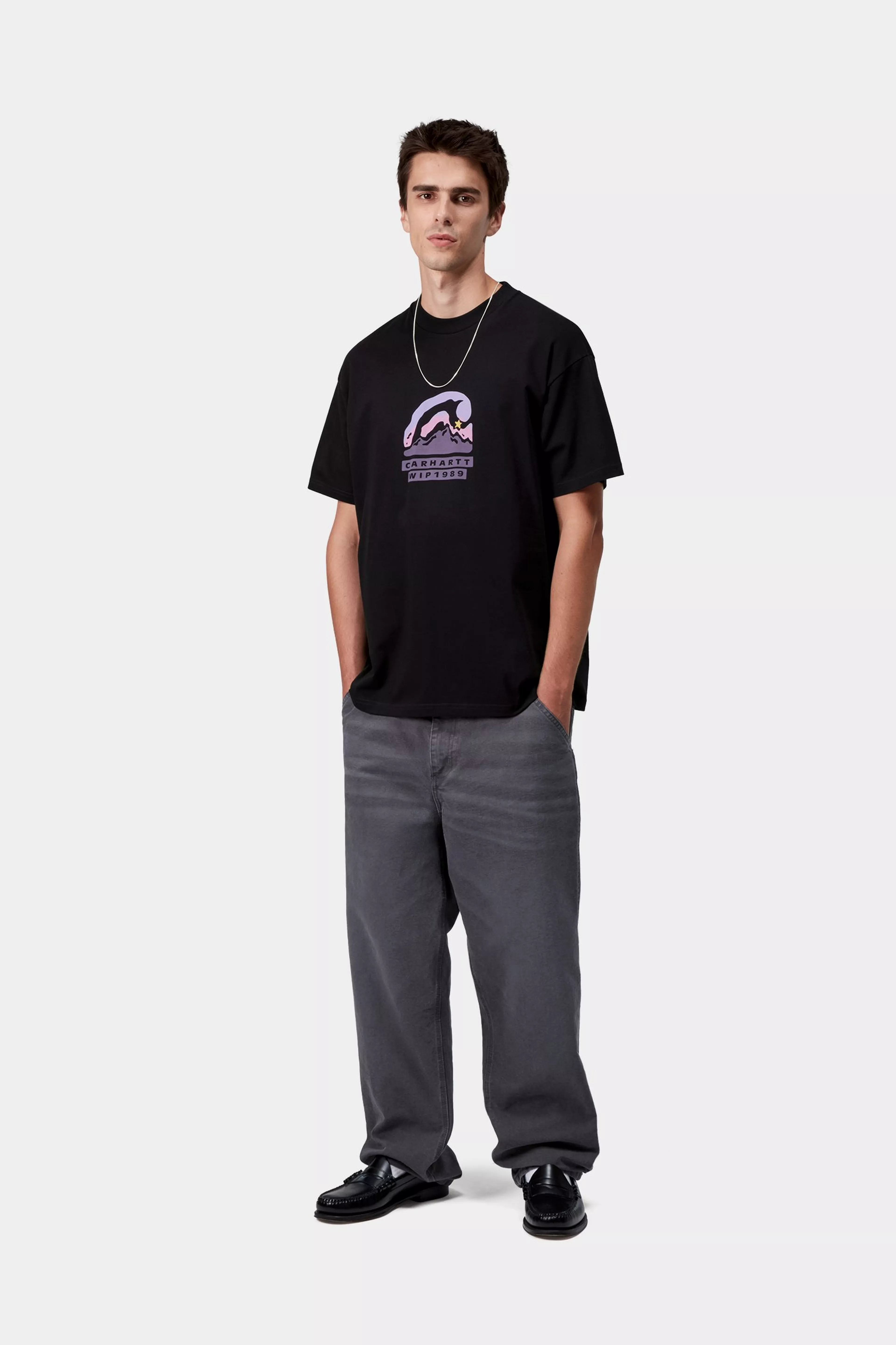 S/S RISING HELIX T-SHIRT - Black
