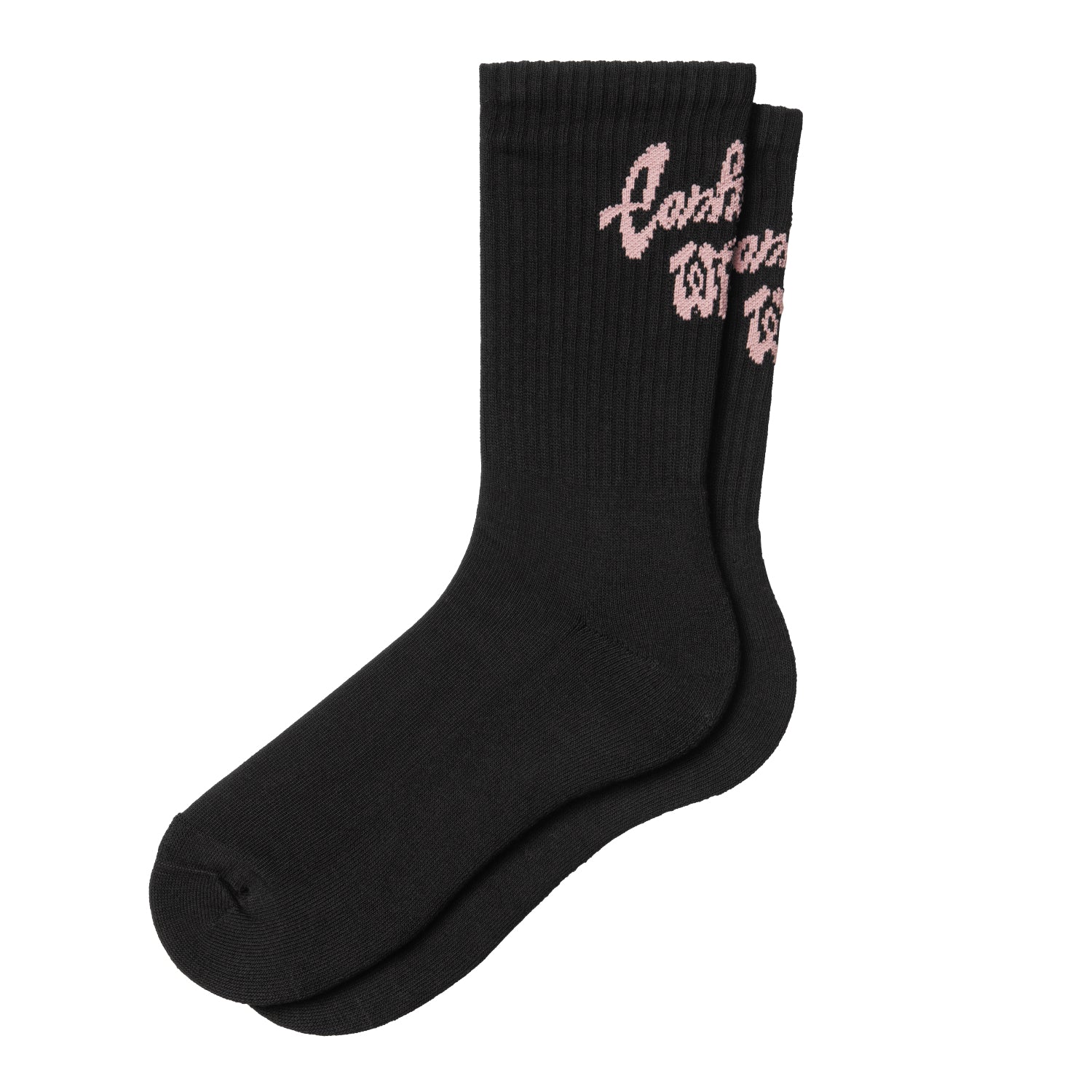 CHEDDA SOCKS - Black / Glassy Pink