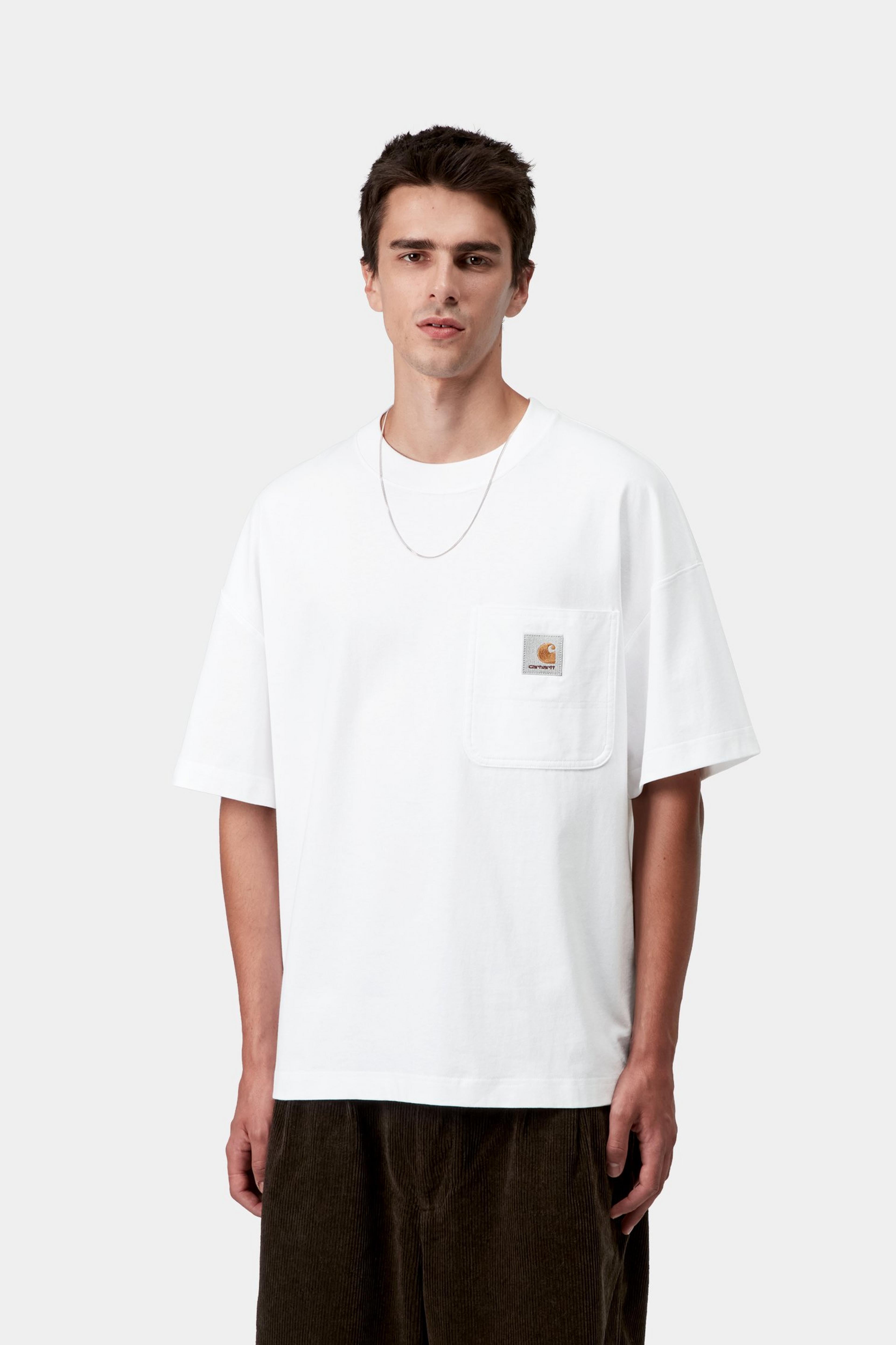 S/S WORK POCKET T-SHIRT - White