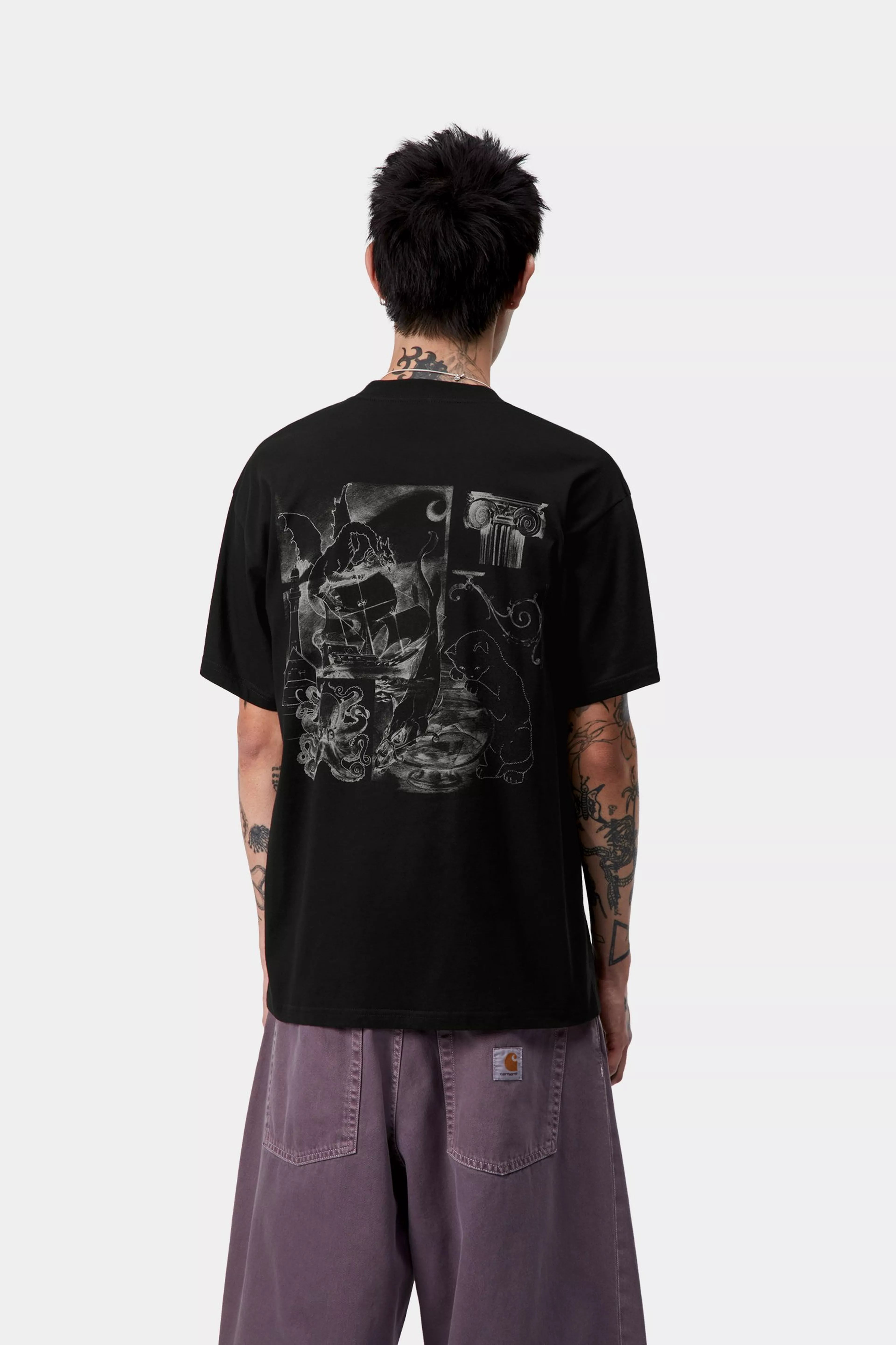 S/S OKNICEOK 02 T-SHIRT - Black