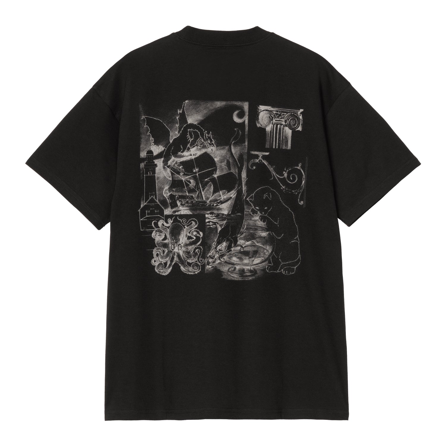 S/S OKNICEOK 02 T-SHIRT - Black