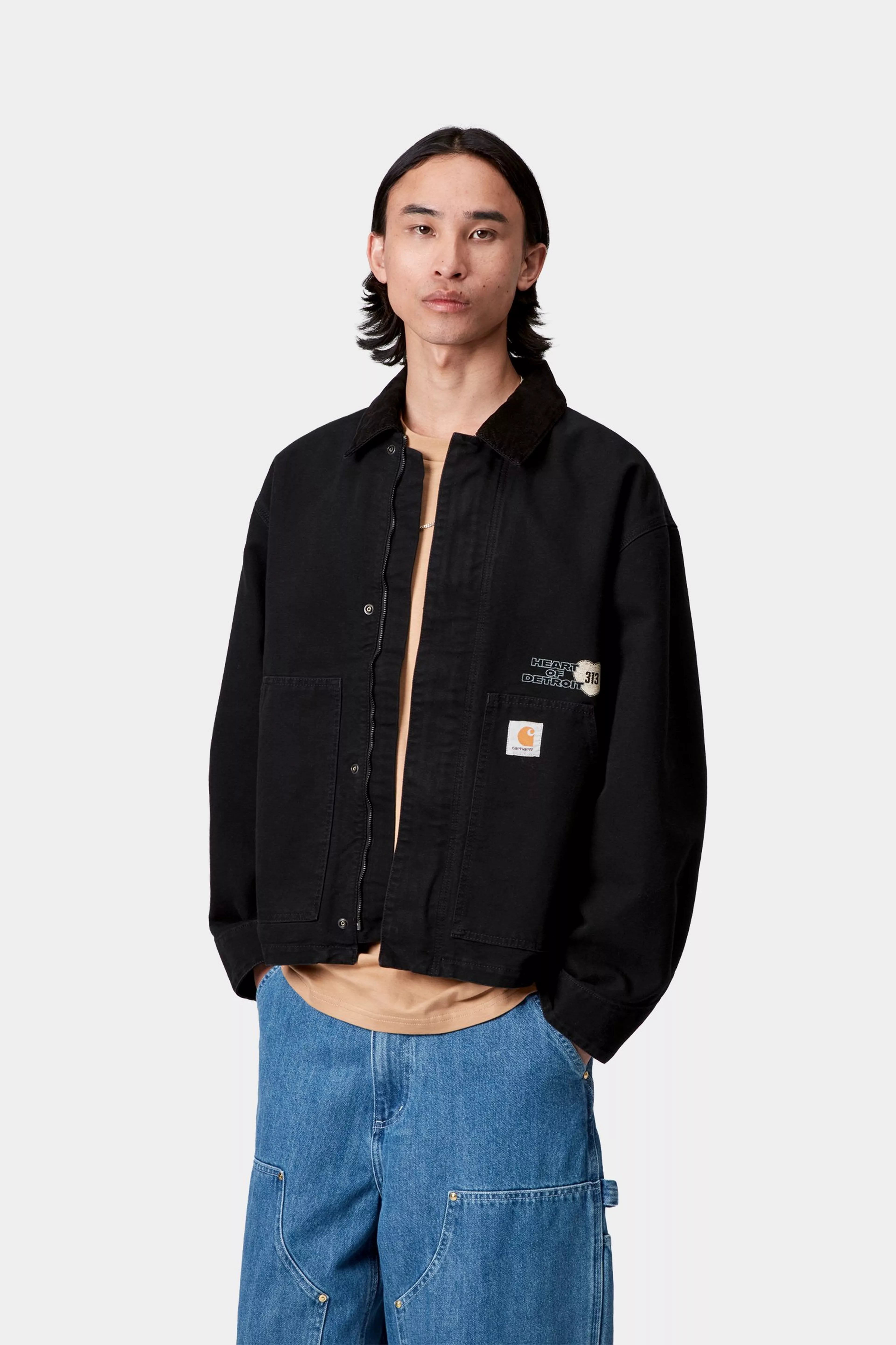OG ARCAN GRAPHIC JACKET - Black / Black (heavy stone wash)