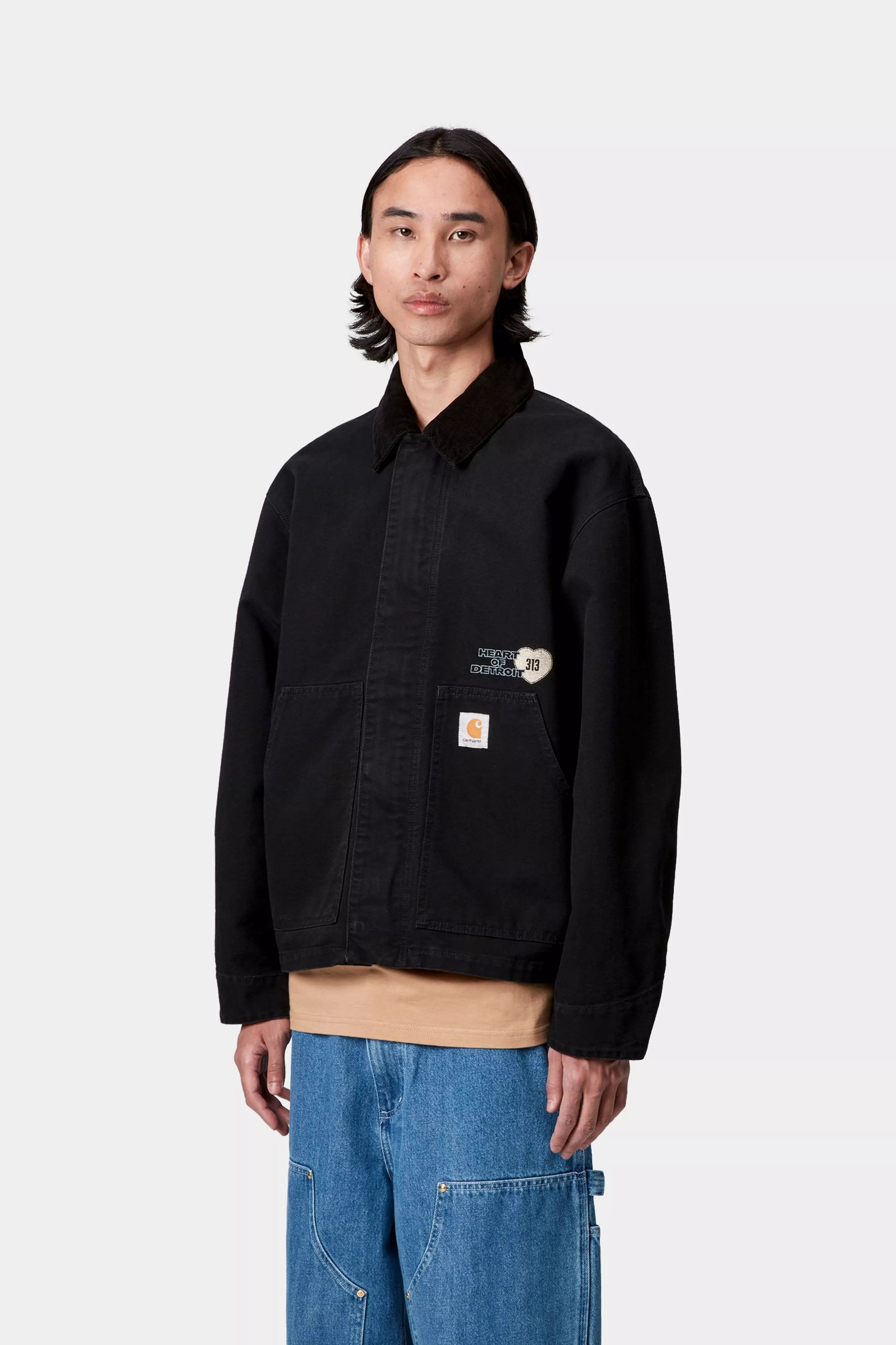 OG ARCAN GRAPHIC JACKET - Black / Black (heavy stone wash)