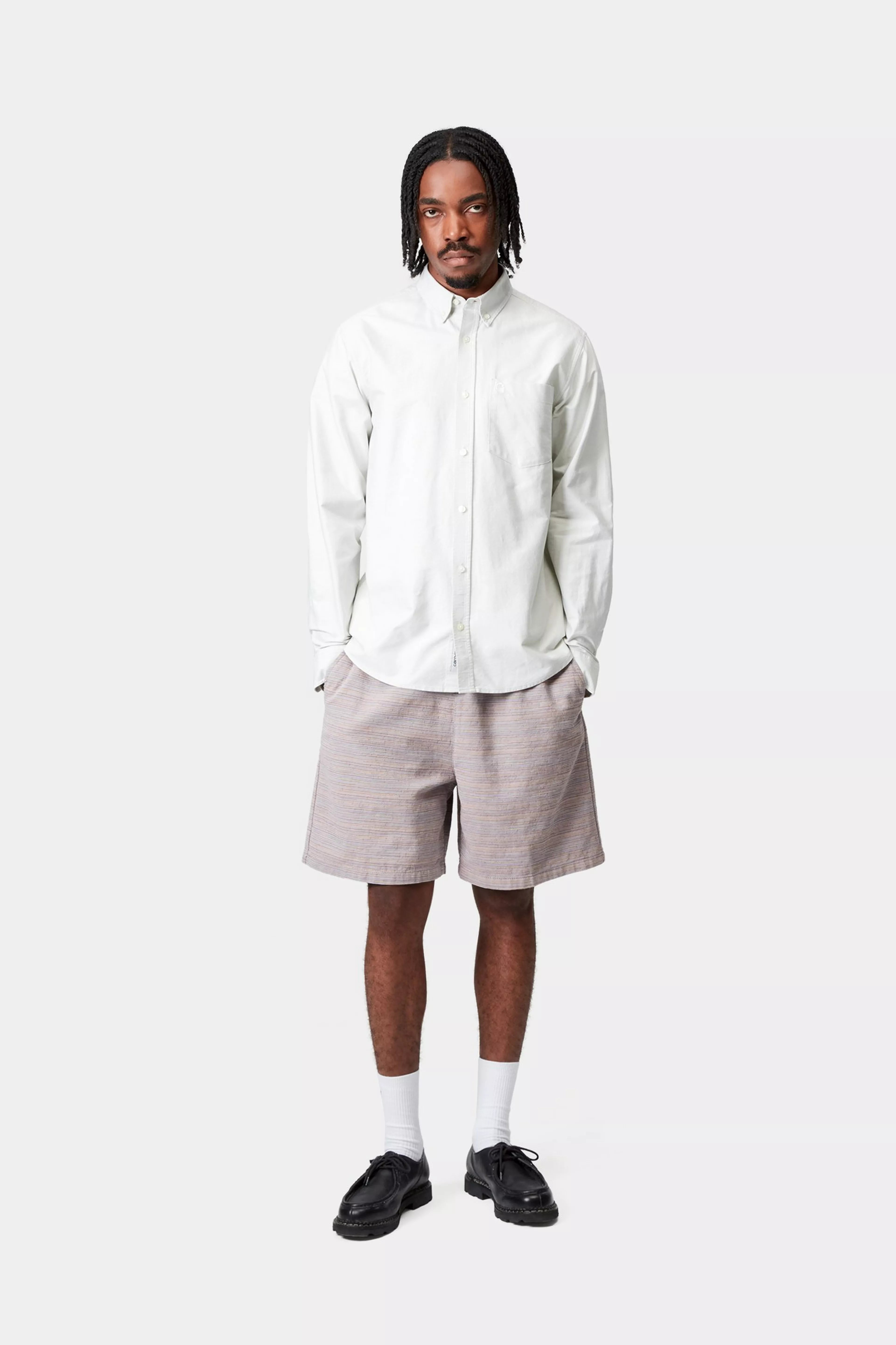 GELLAR SHORT - Gellar Stripe, Multi (rinsed)
