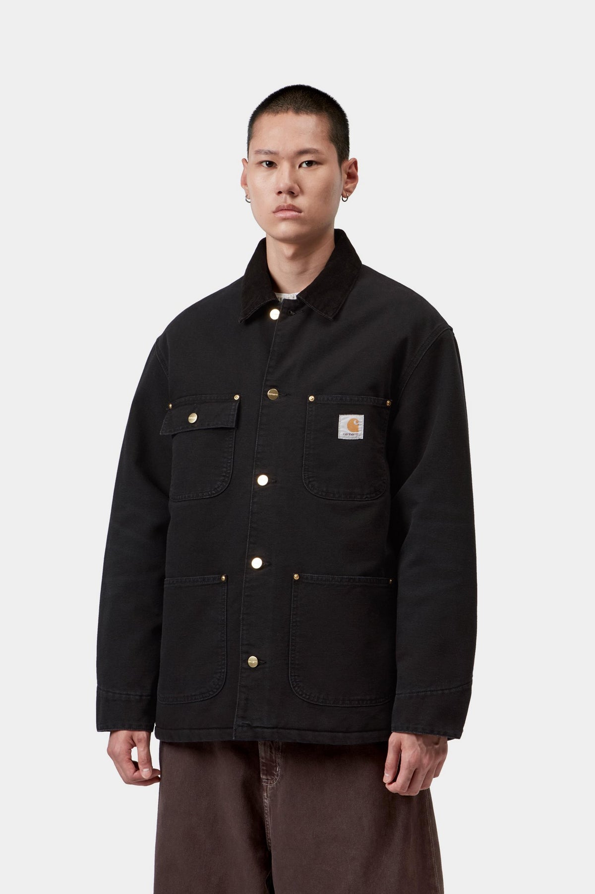 OG Chore Coat - Black / Black stone canvas