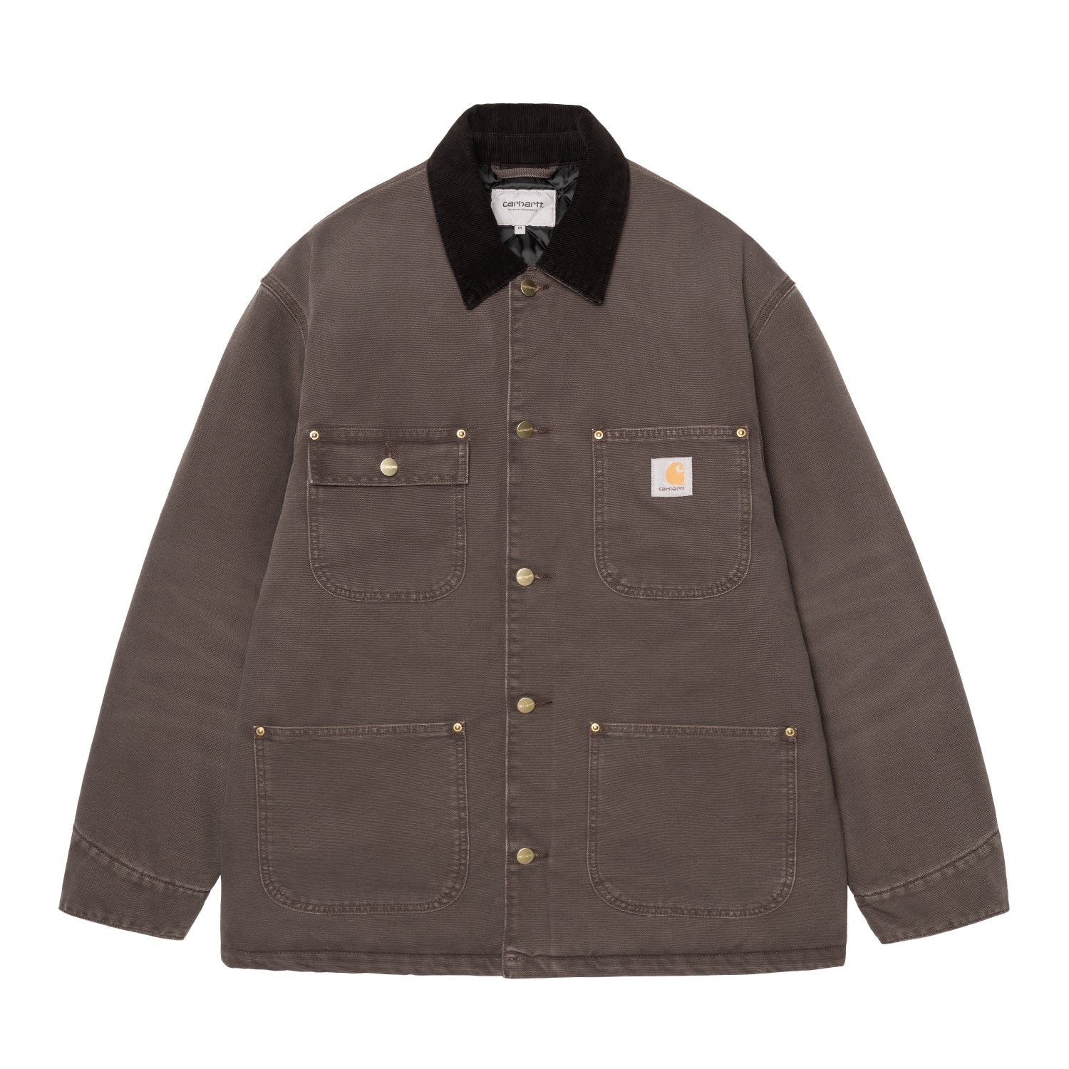 OG CHORE COAT  - Tobacco / Black (stone canvas)